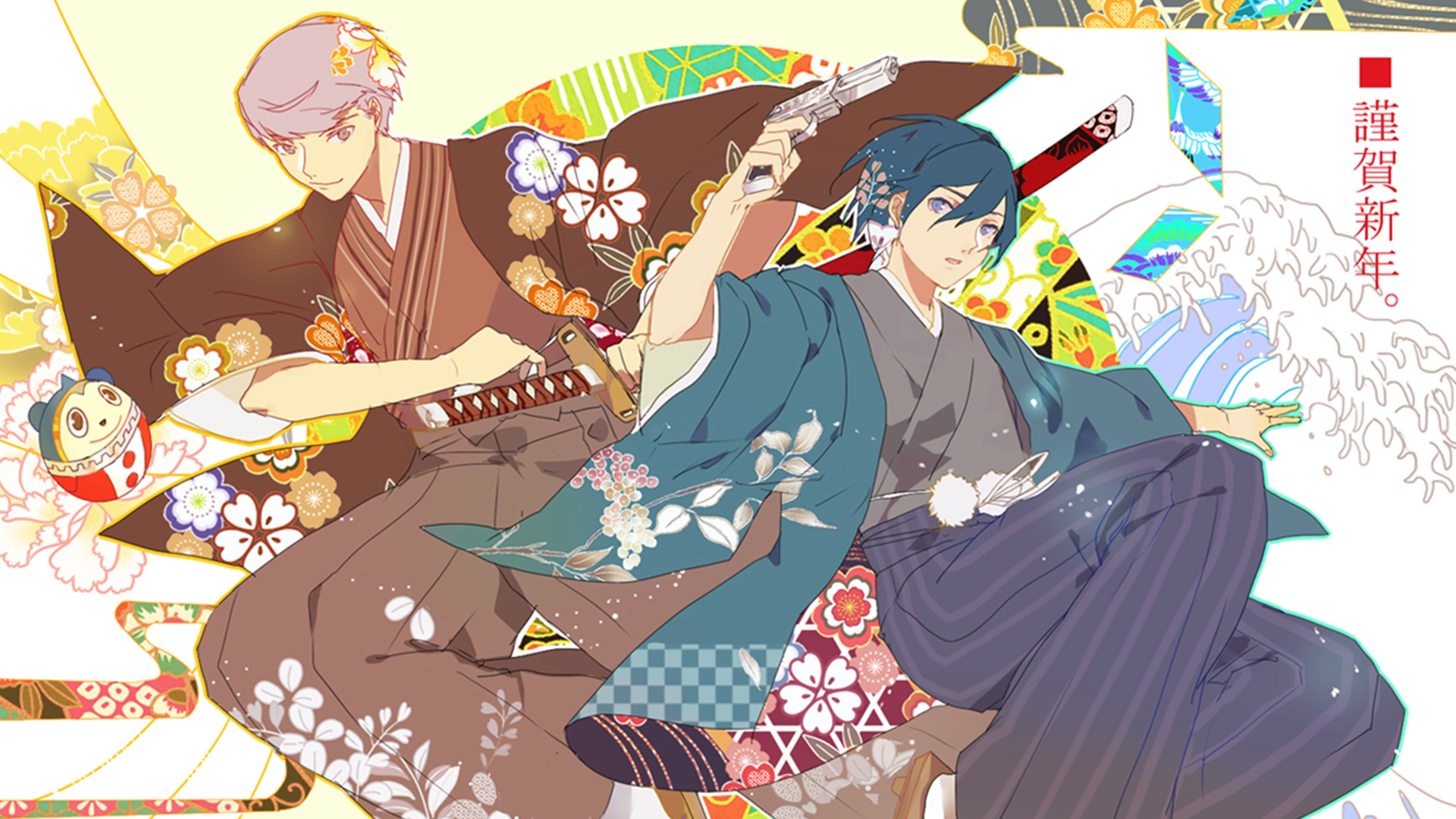 Yu Narukami and Minato Arisato from Persona HD Wallpaper