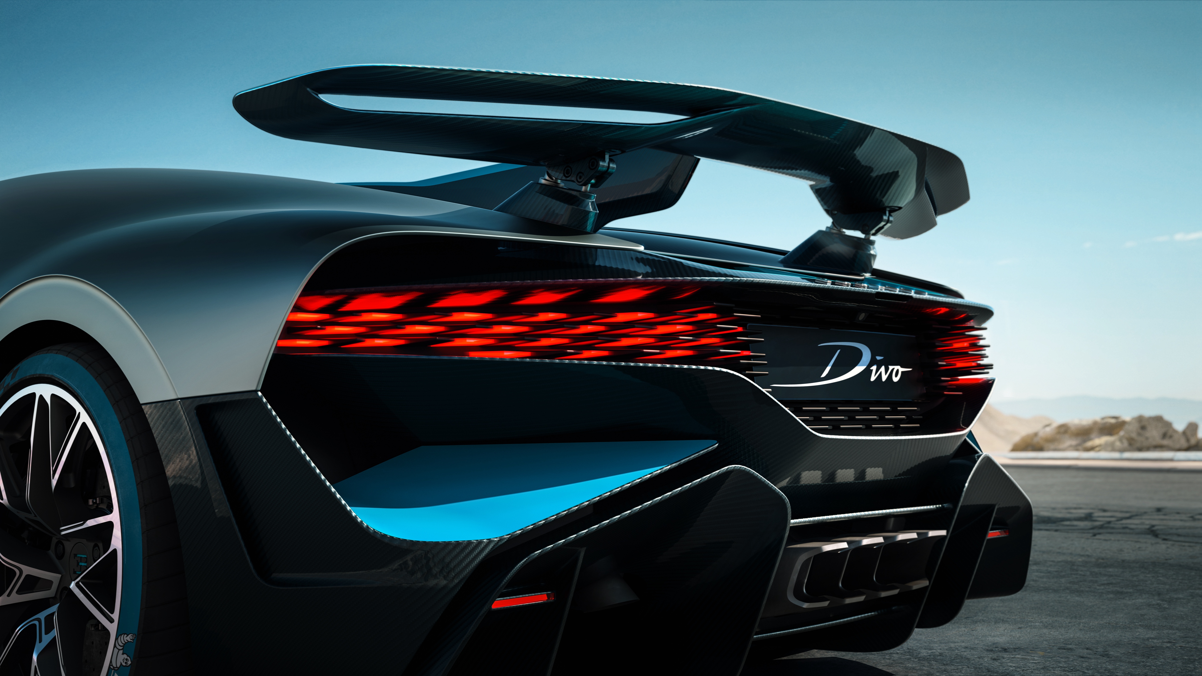 Bugatti Divo 2019 Rear View 4K HD Wallpaper