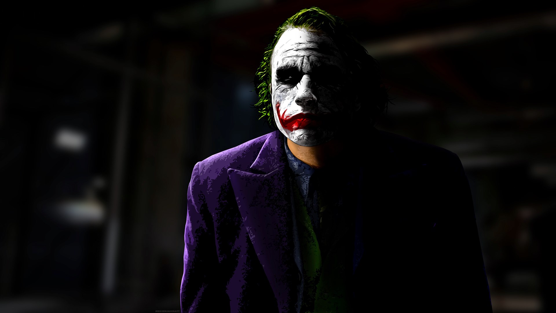 Joker from The Dark Knight HD Wallpaper