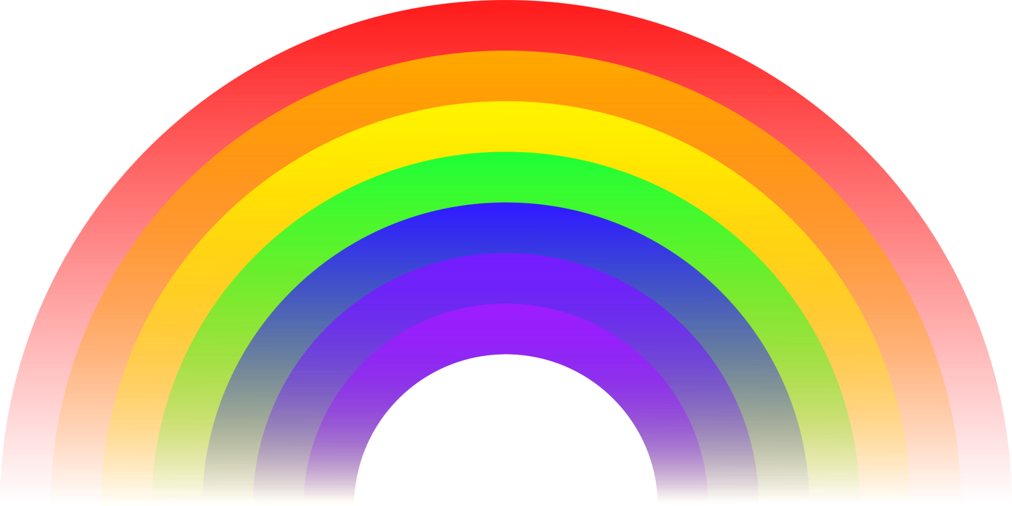 Rainbow with multiple colored arcs HD Wallpaper