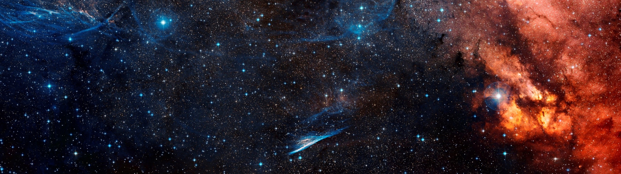 Nebula and Stars in Deep Space HD Wallpaper
