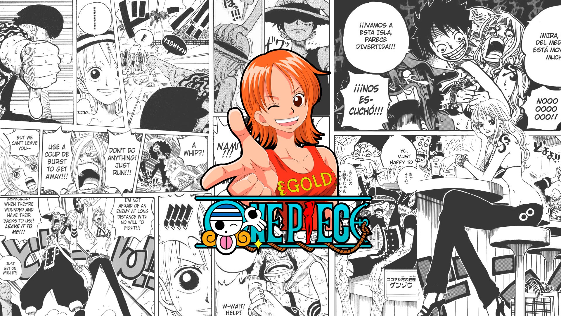 Nami and One Piece characters from One Piece HD Wallpaper