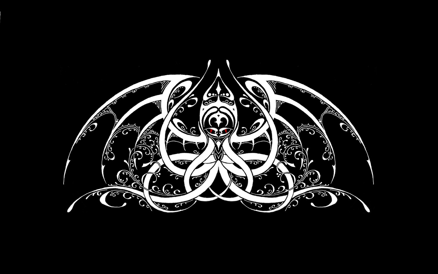 Cthulhu tribal tattoo design HD Wallpaper