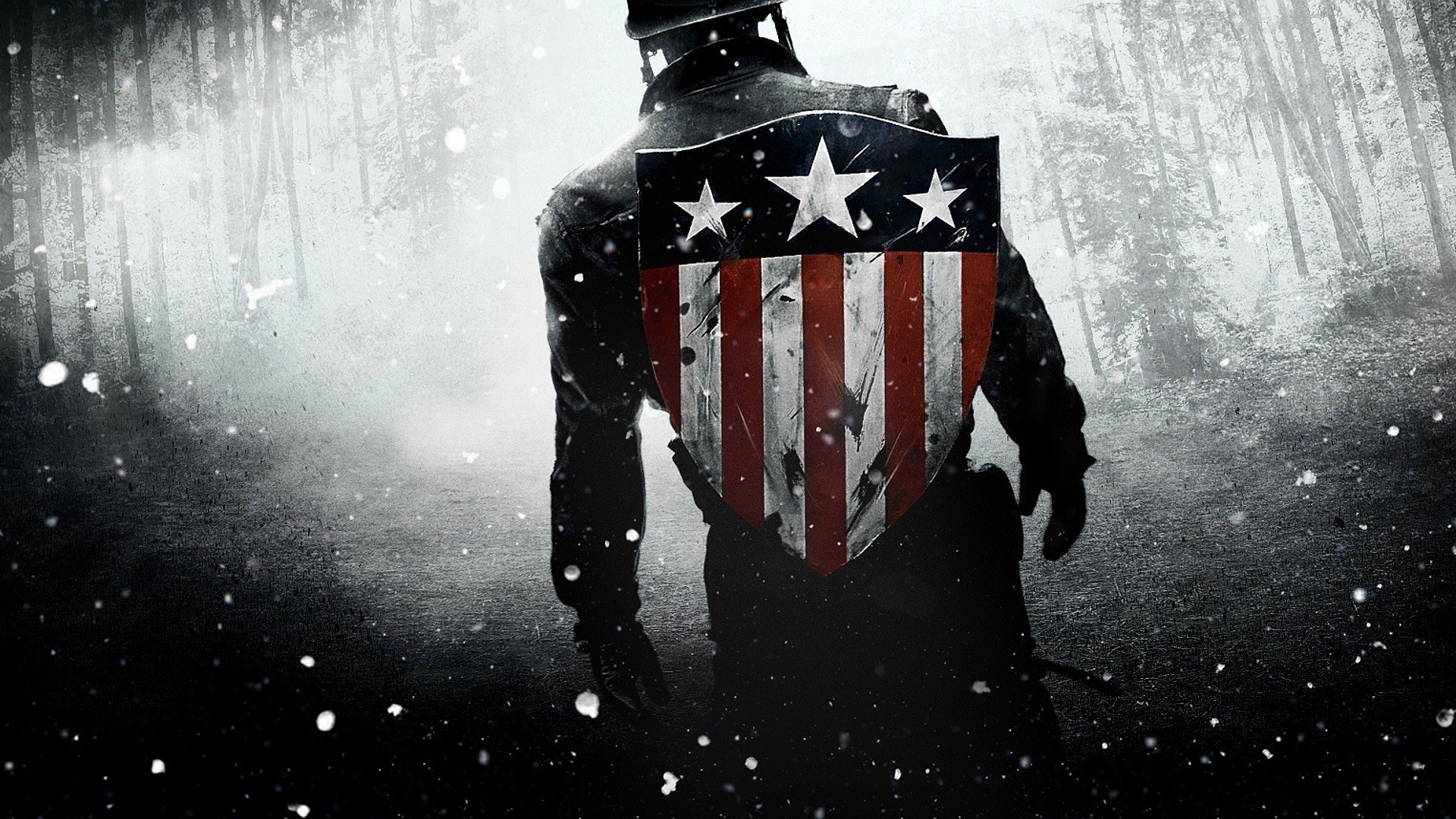 Captain America from Captain America: The First Avenger HD Wallpaper