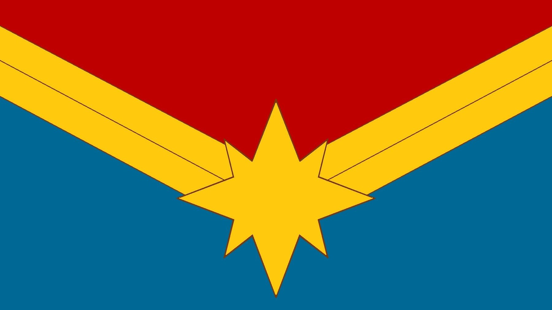 Captain Marvel logo HD Wallpaper
