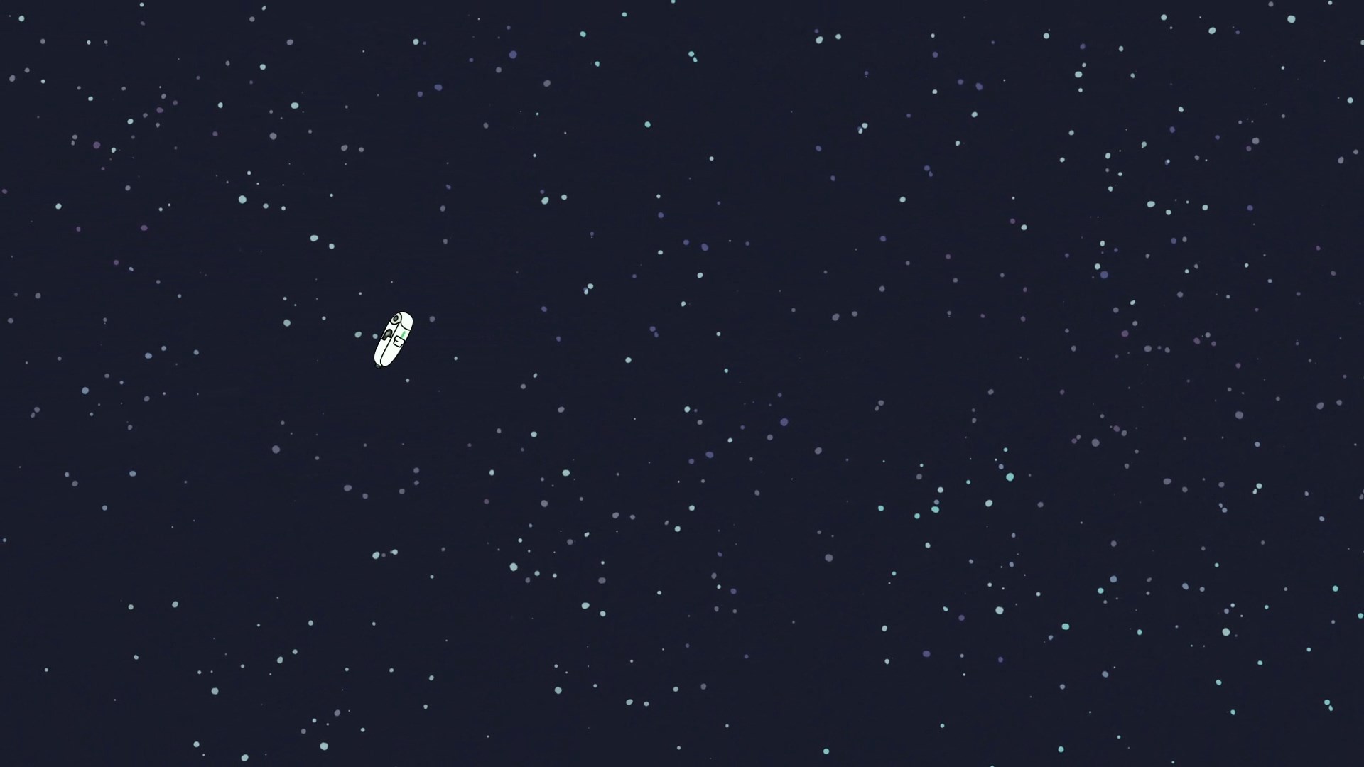 Rick and Morty spaceship in space HD Wallpaper