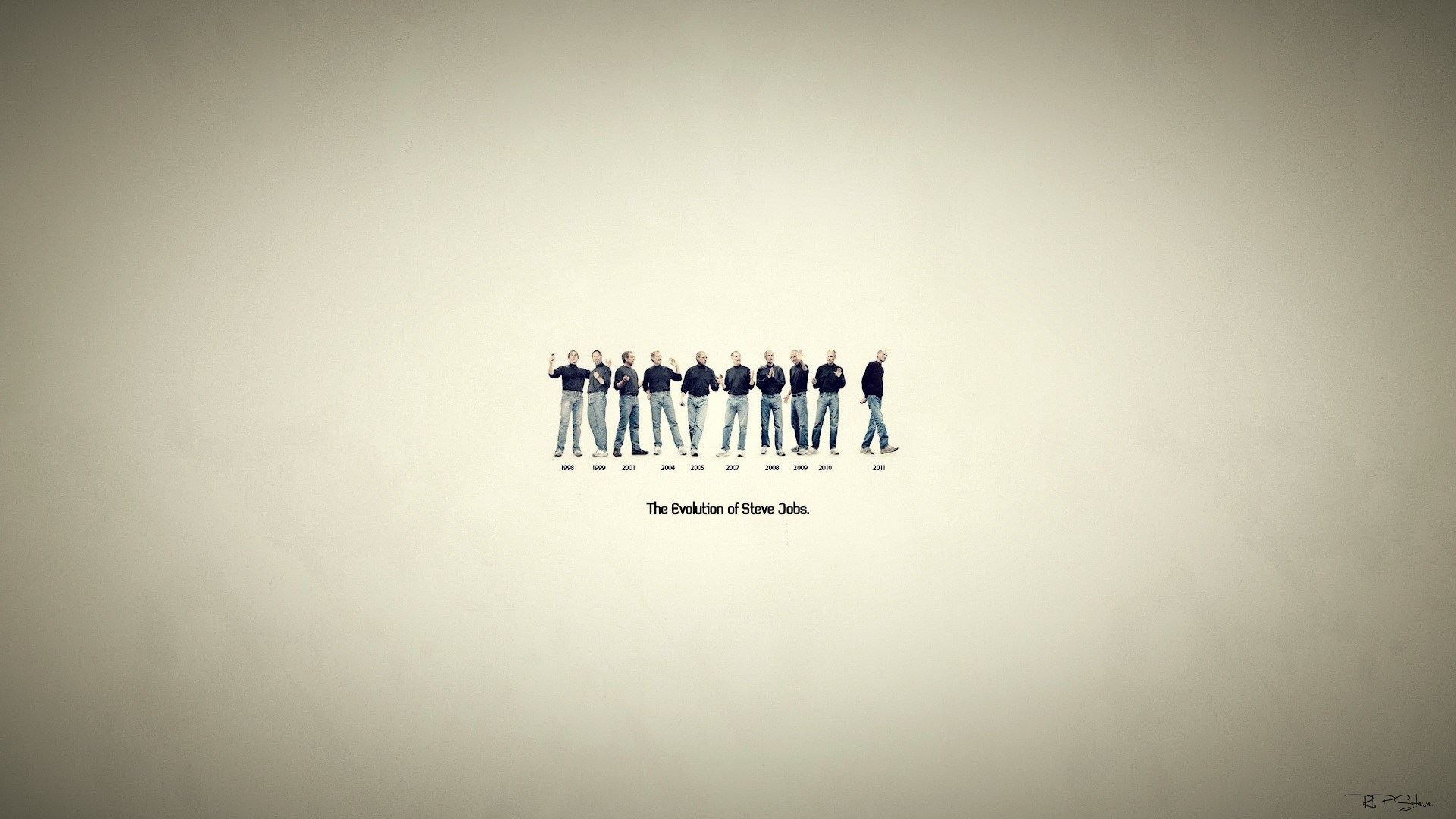 The Evolution of Steve Jobs HD Wallpaper
