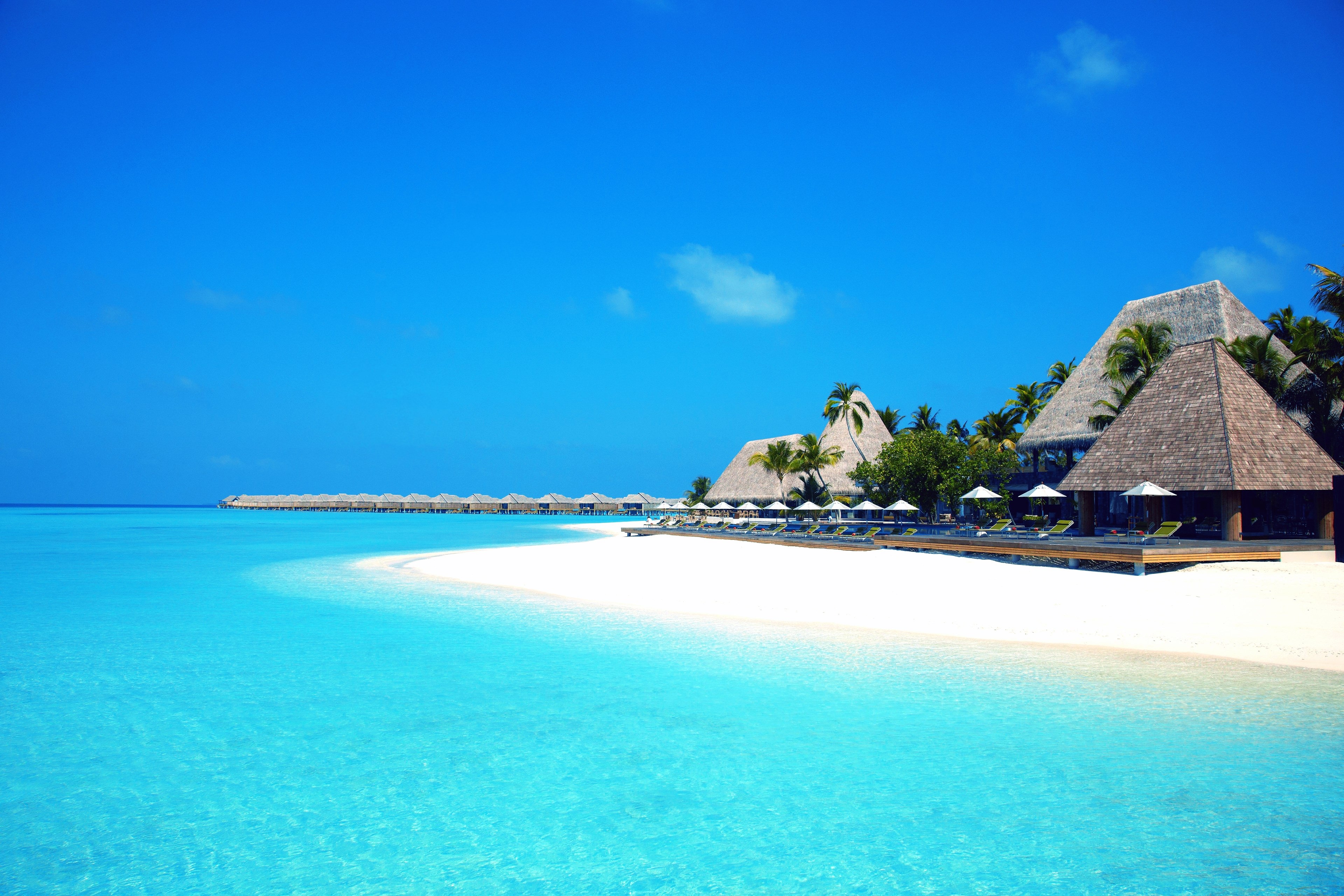 Anantara Kihavah Maldives Villas 4K HD Wallpaper