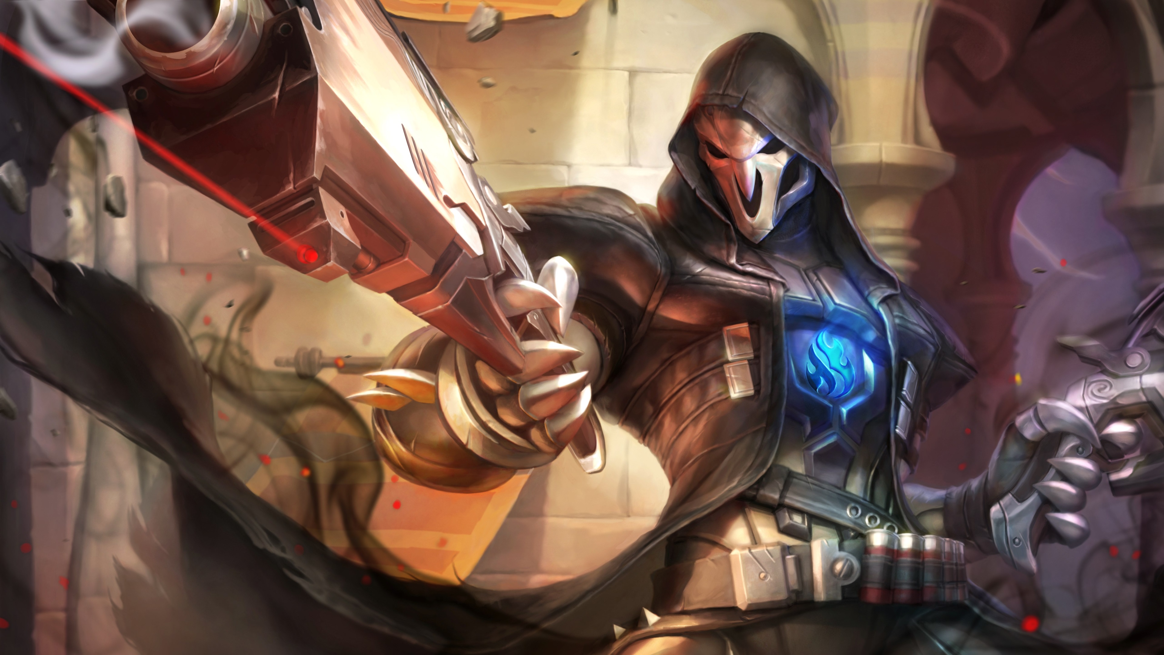 Reaper from Overwatch 4K HD Wallpaper