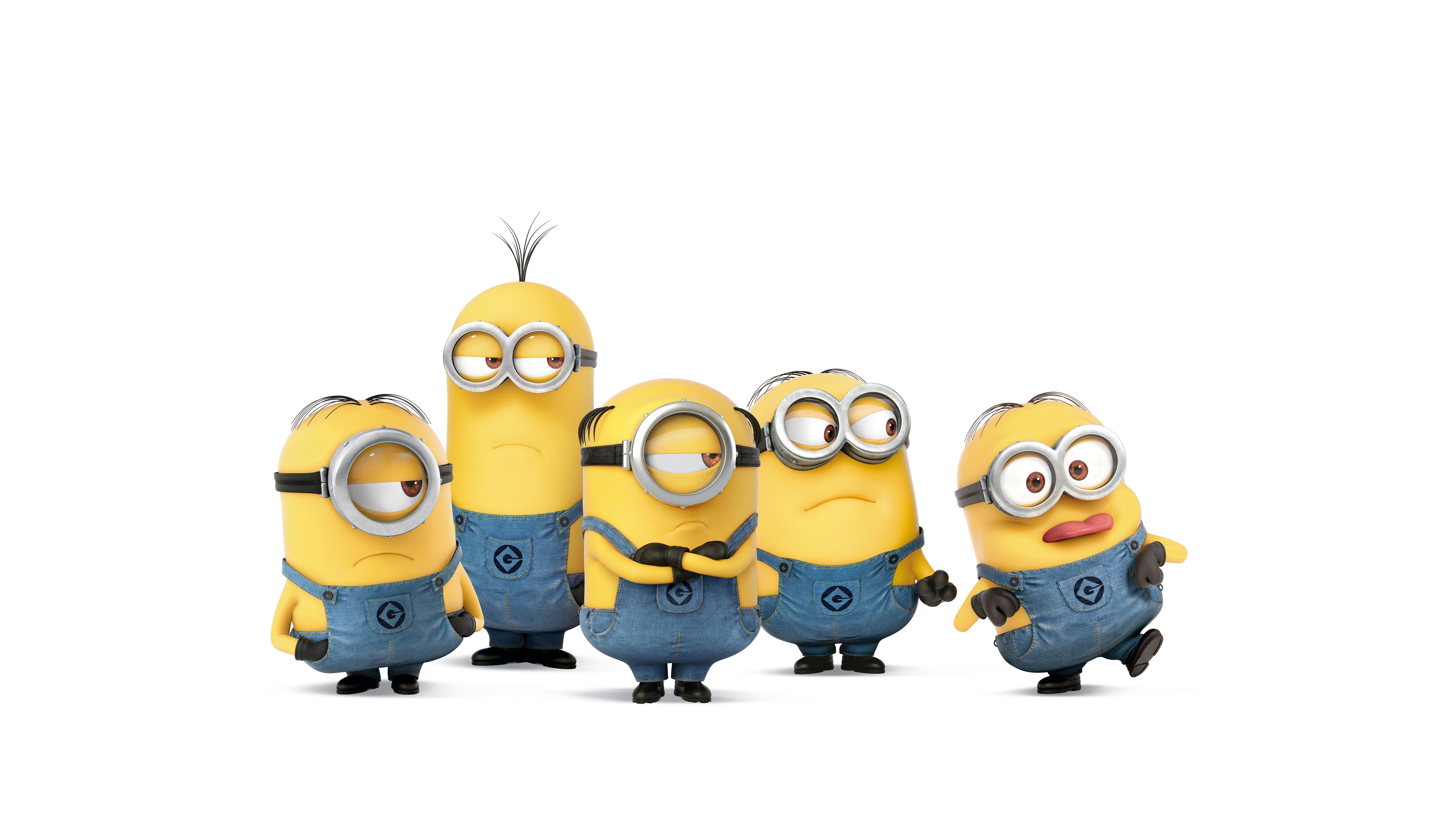 Minions Characters from Despicable Me 3 4K HD Wallpaper