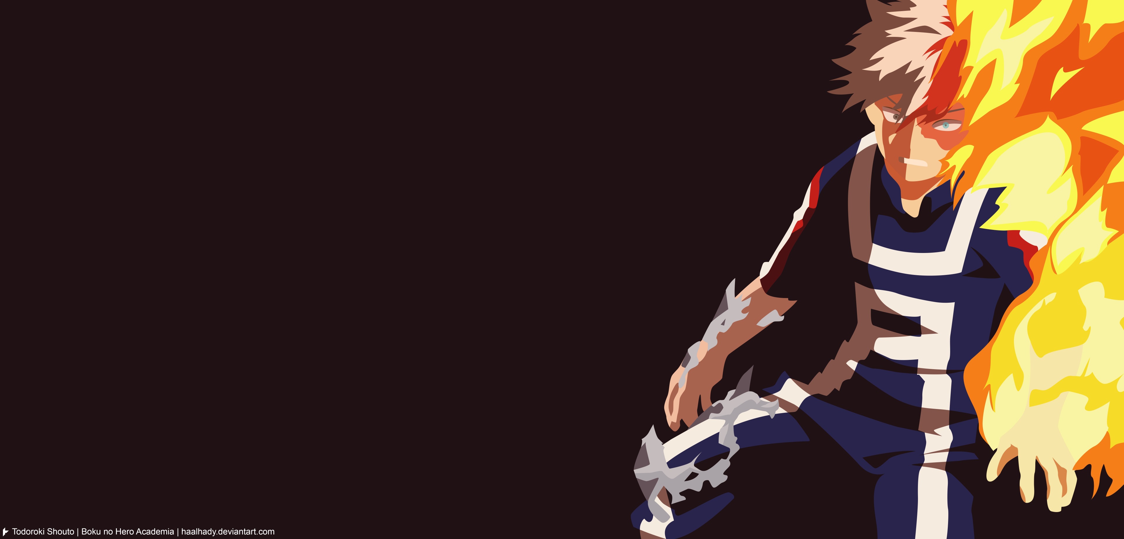 Todoroki Shoto from My Hero Academia 4K HD Wallpaper