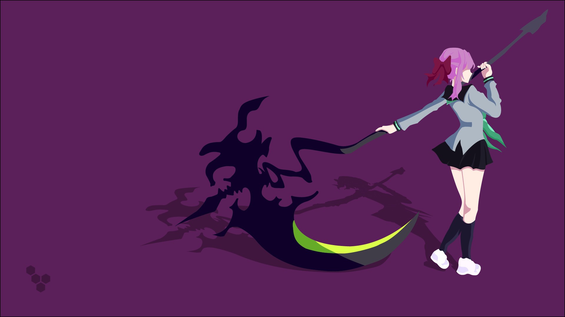 Shinoa Hiiragi with scythe from Seraph of the End HD Wallpaper