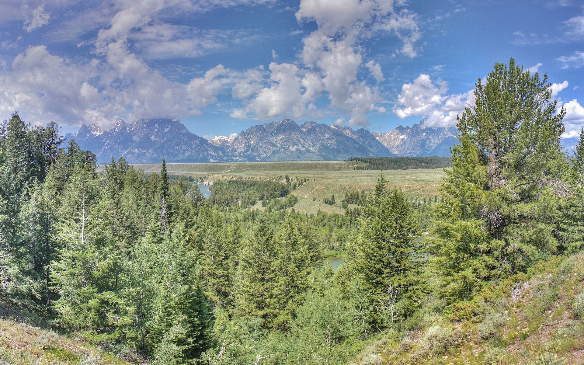 Grand Teton National Park Landscape HD Wallpaper