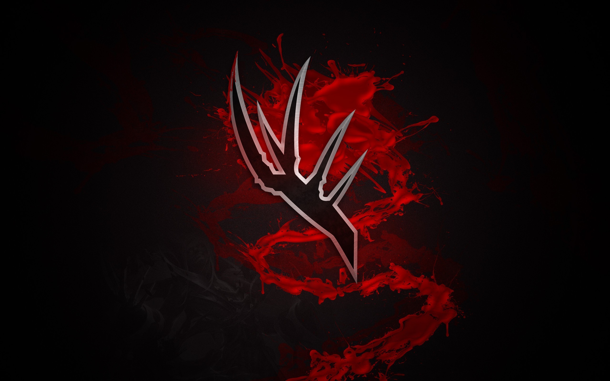 League of Legends Vladimir Blood Splatter Logo HD Wallpaper