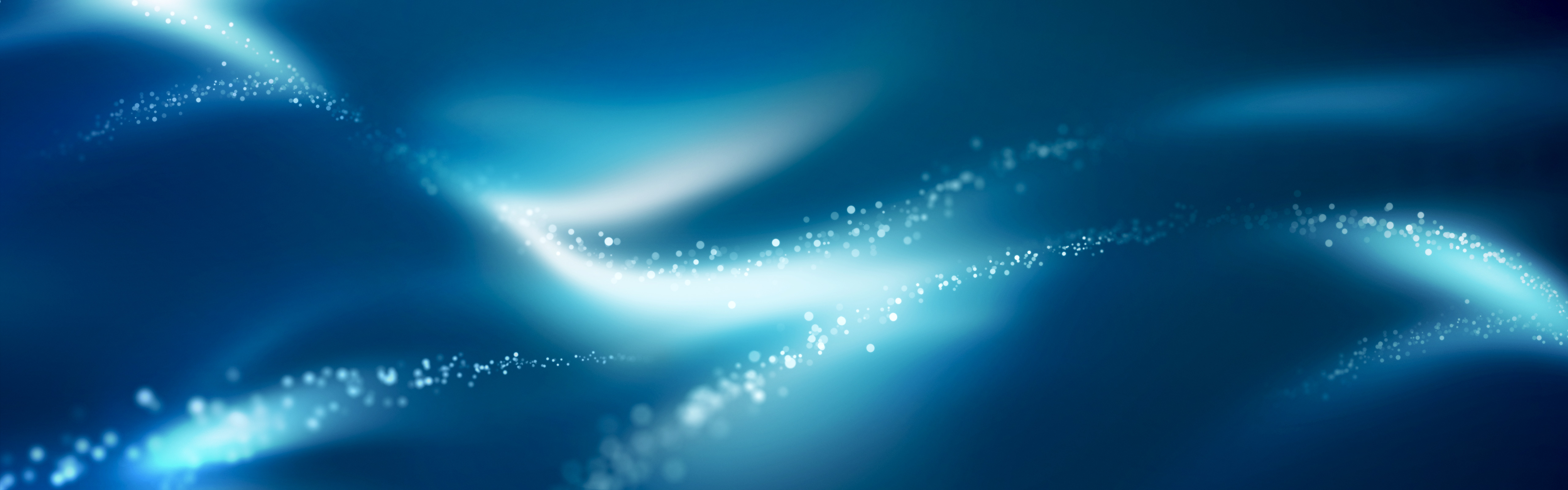 Abstract blue light streaks with particles HD Wallpaper