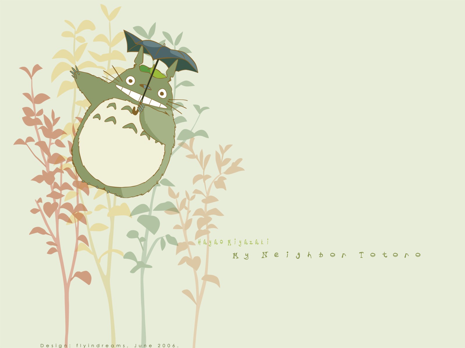 Totoro from My Neighbor Totoro HD Wallpaper