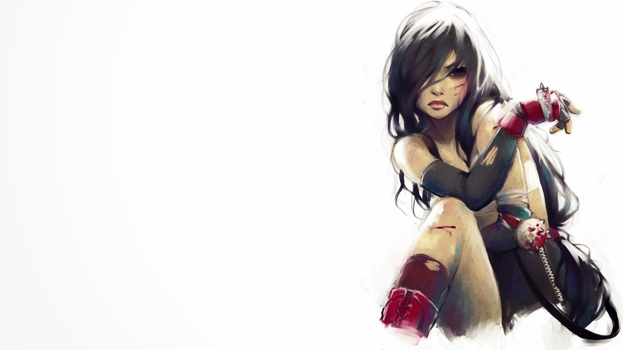 Tifa Lockhart artwork from Final Fantasy VII HD Wallpaper