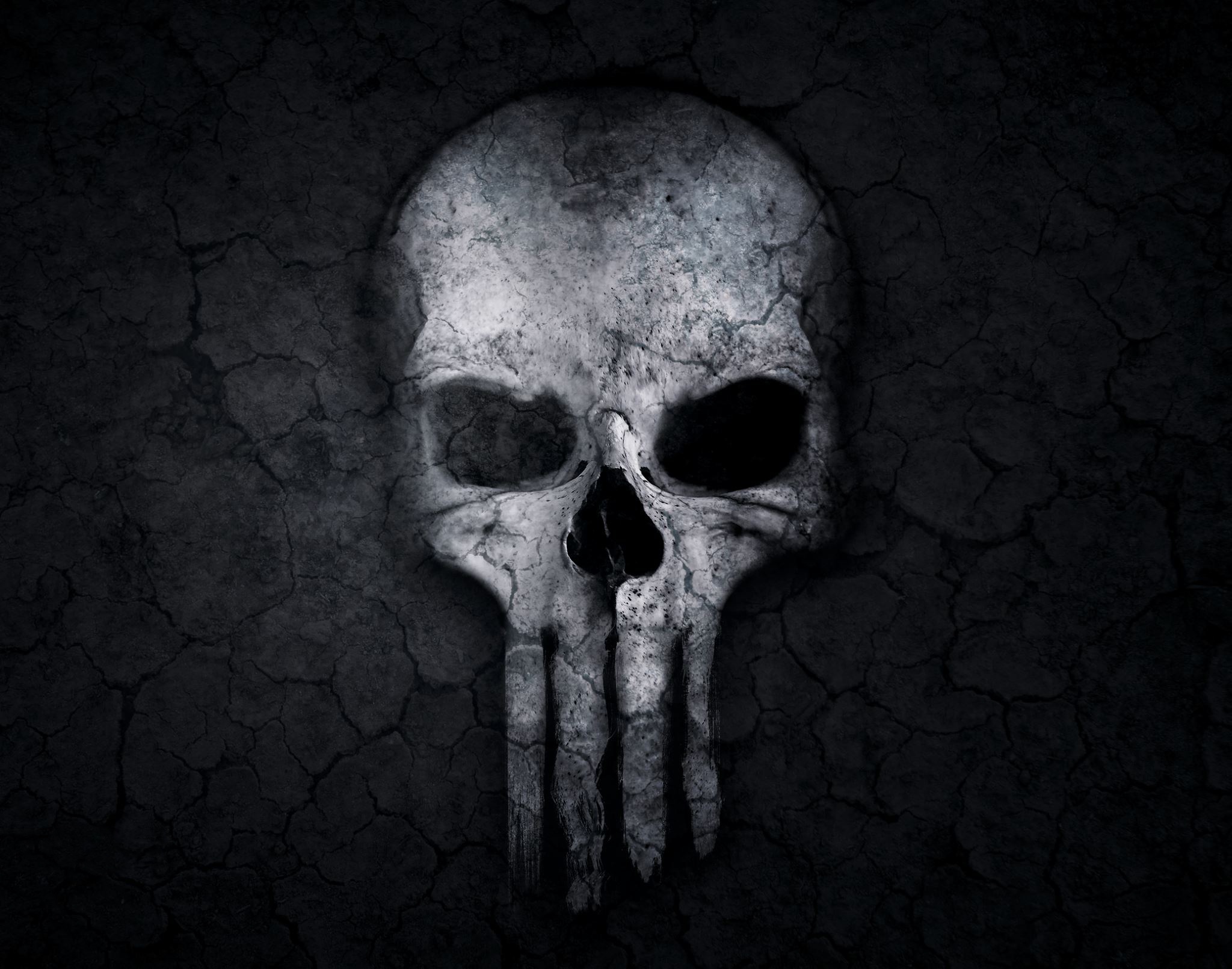 The Punisher Skull Artwork HD Wallpaper