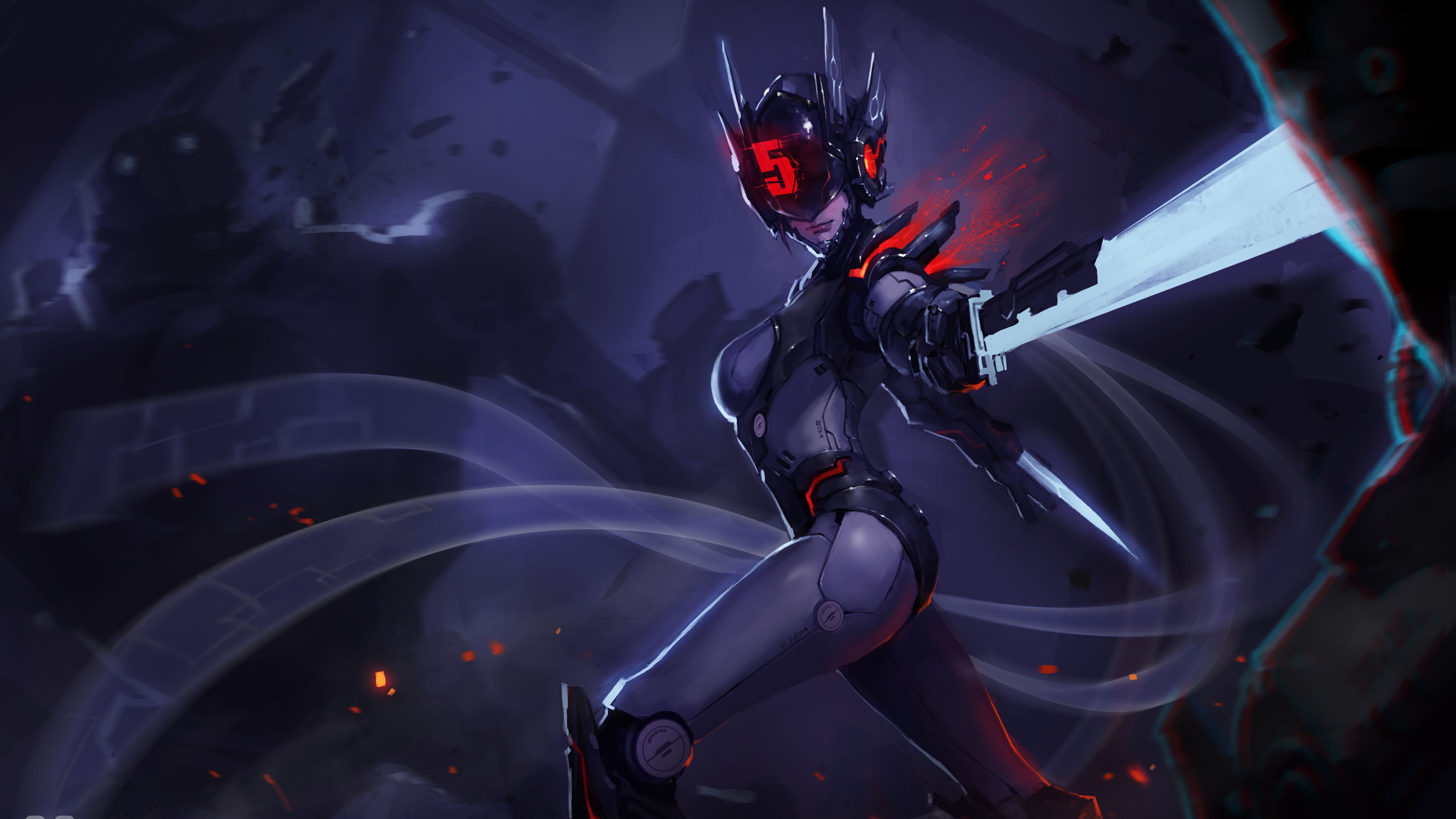 Fiora from League of Legends 4K HD Wallpaper