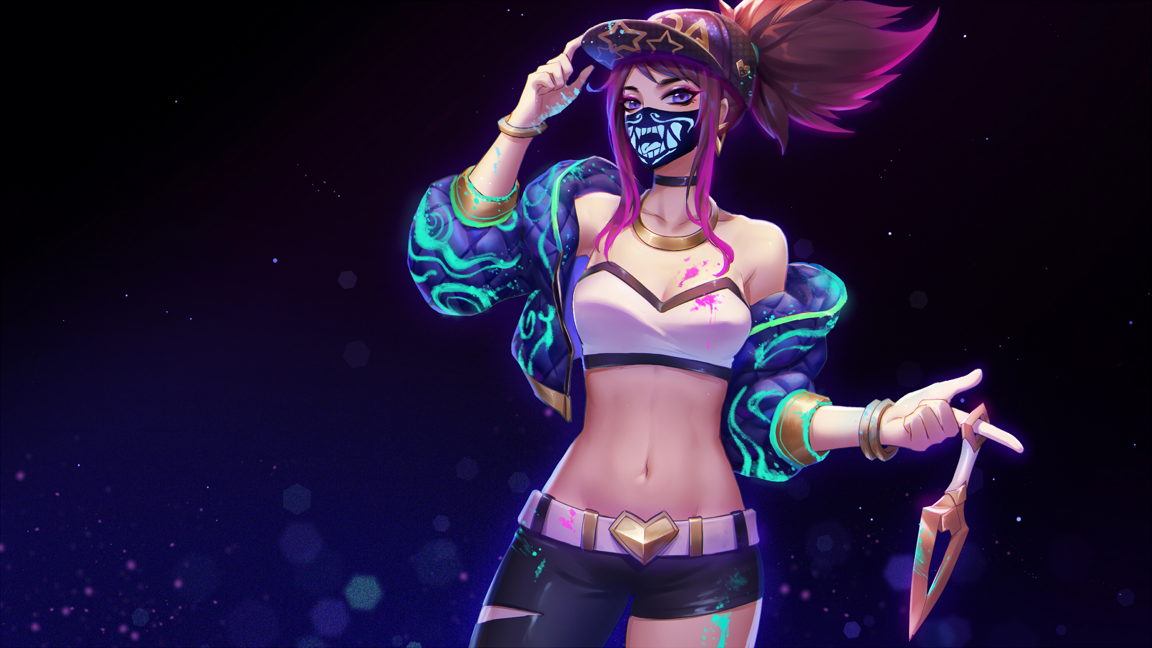 Akali from League of Legends HD Wallpaper