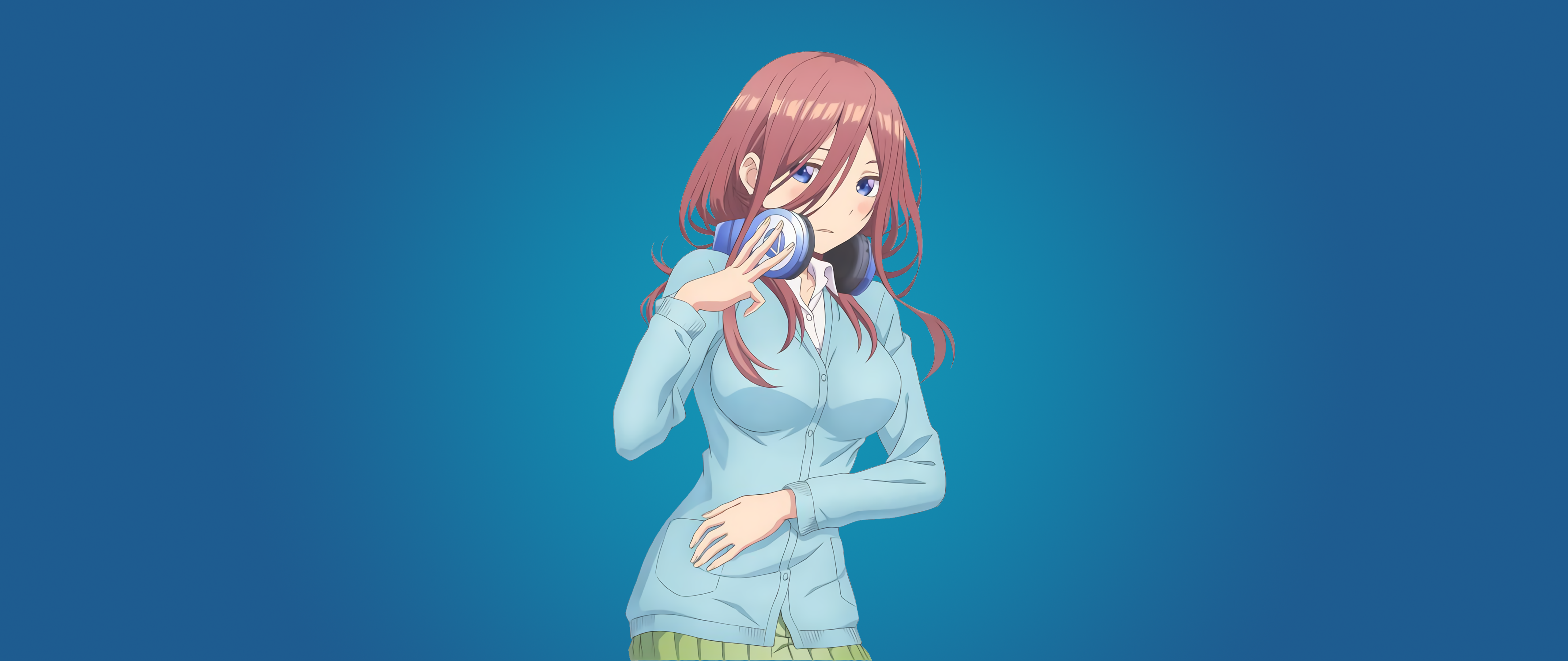 Miku Nakano from The Quintessential Quintuplets HD Wallpaper