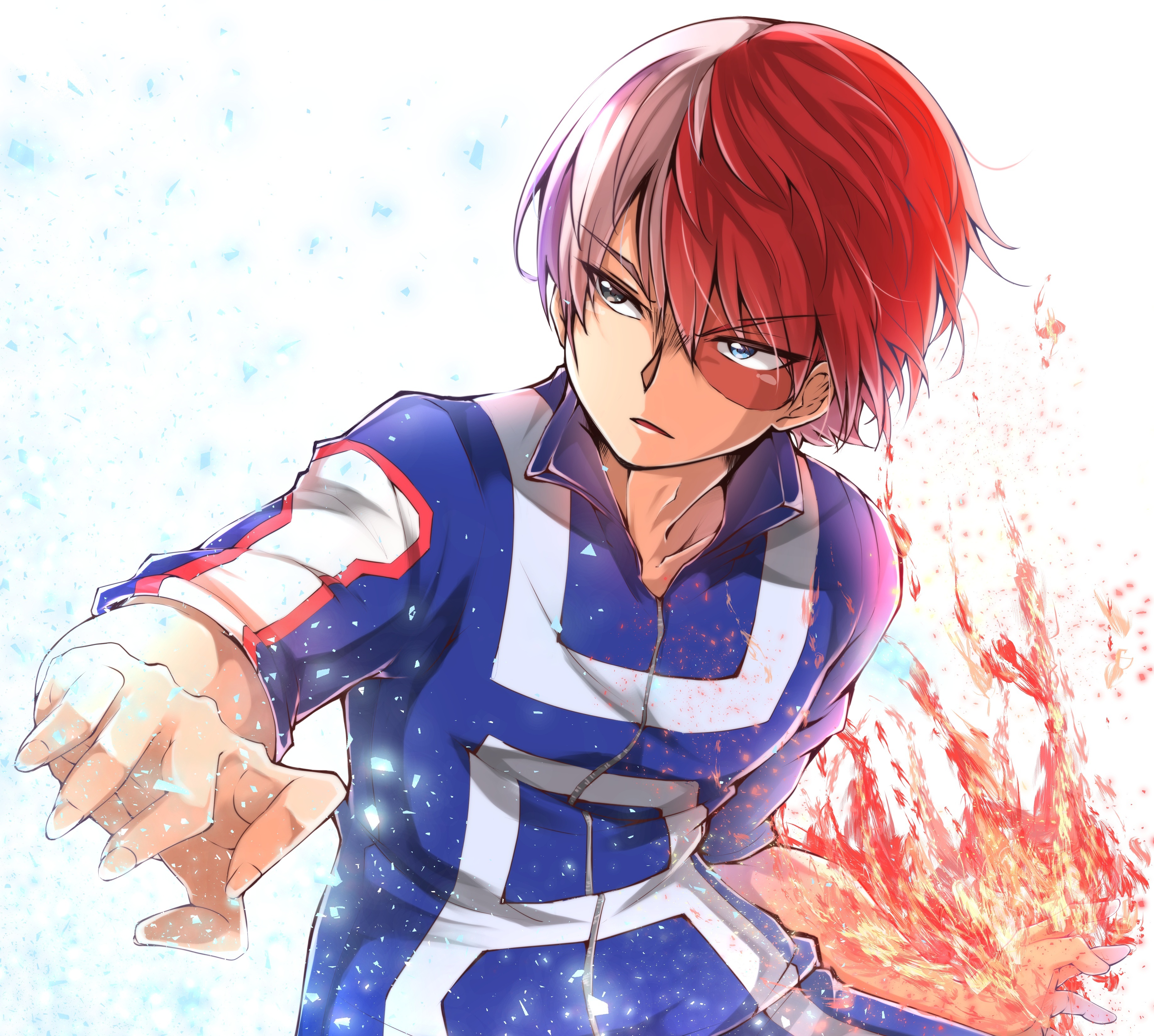 Shoto Todoroki from My Hero Academia HD Wallpaper