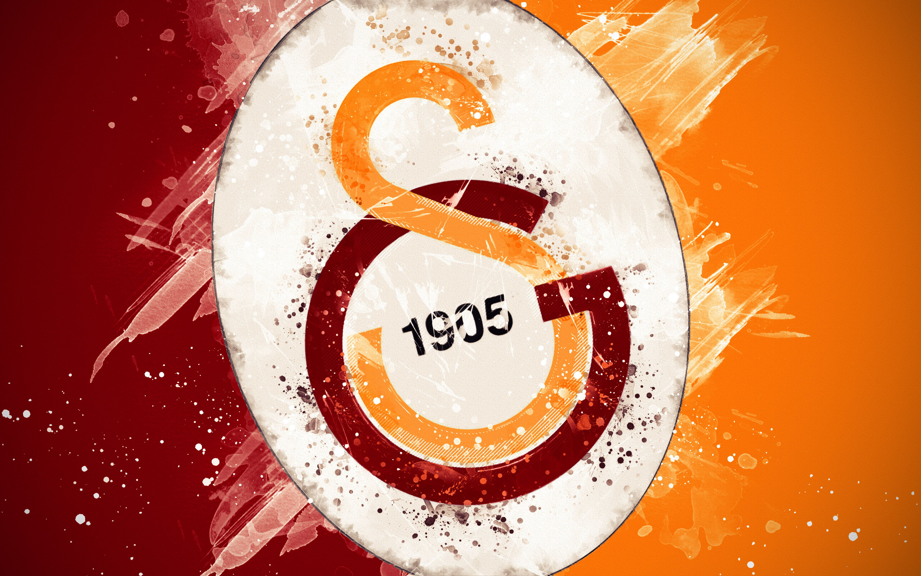 Galatasaray S.K. Emblem 1905 HD Wallpaper