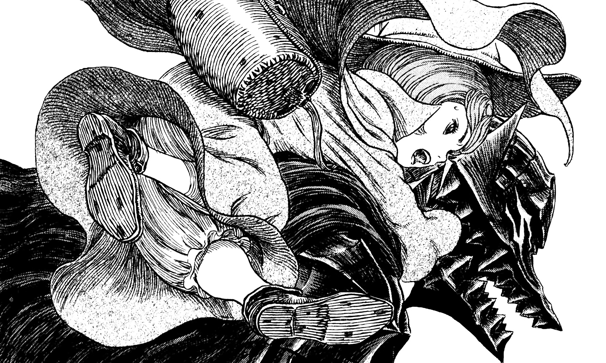 Schierke and Guts from Berserk HD Wallpaper
