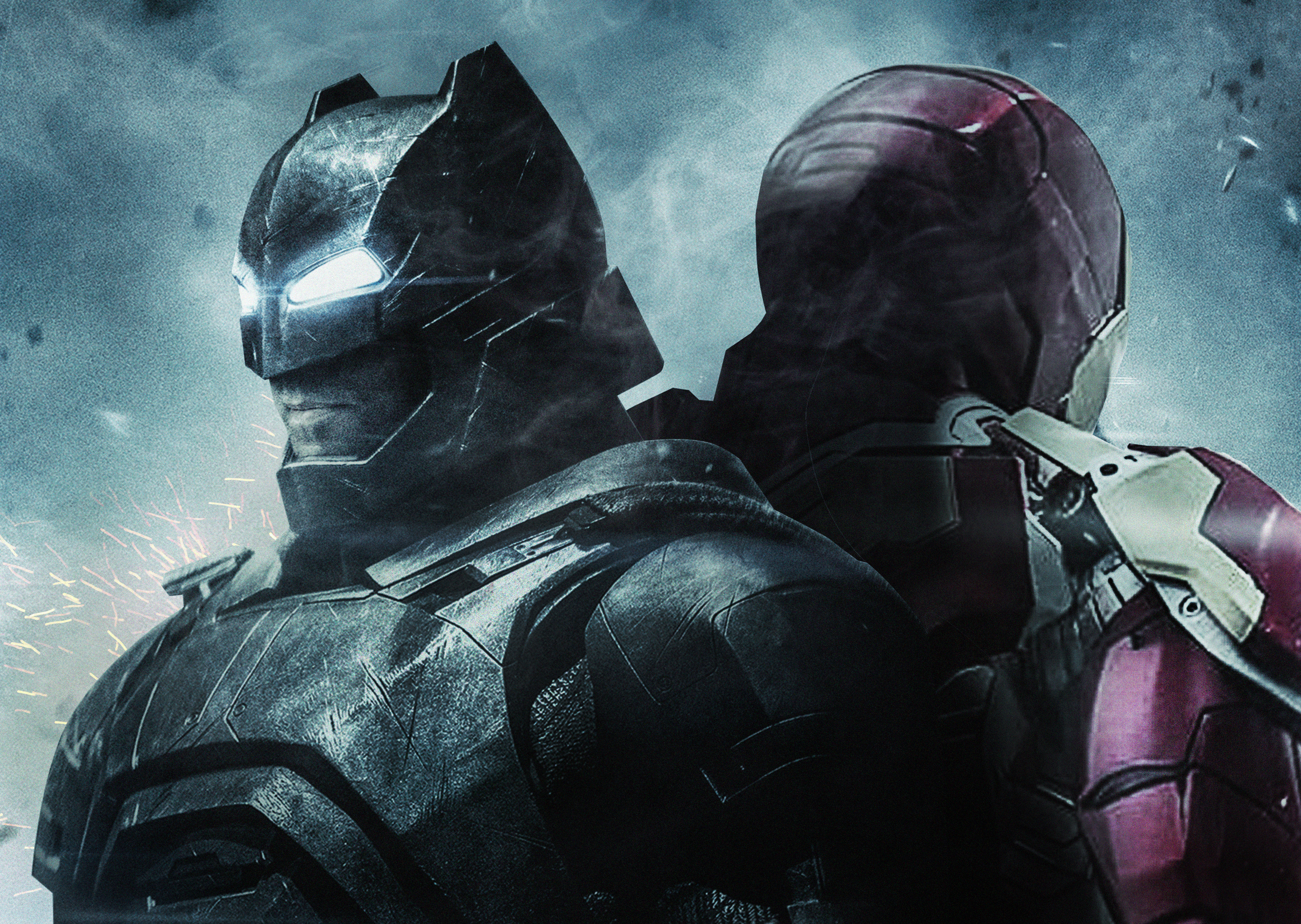 Batman and Iron Man HD Wallpaper