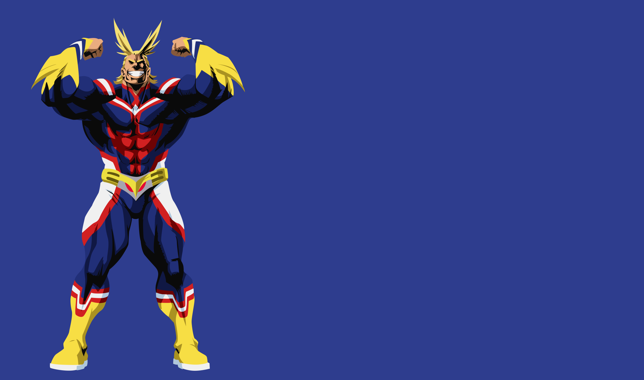 All Might Heroic Pose from My Hero Academia HD Wallpaper