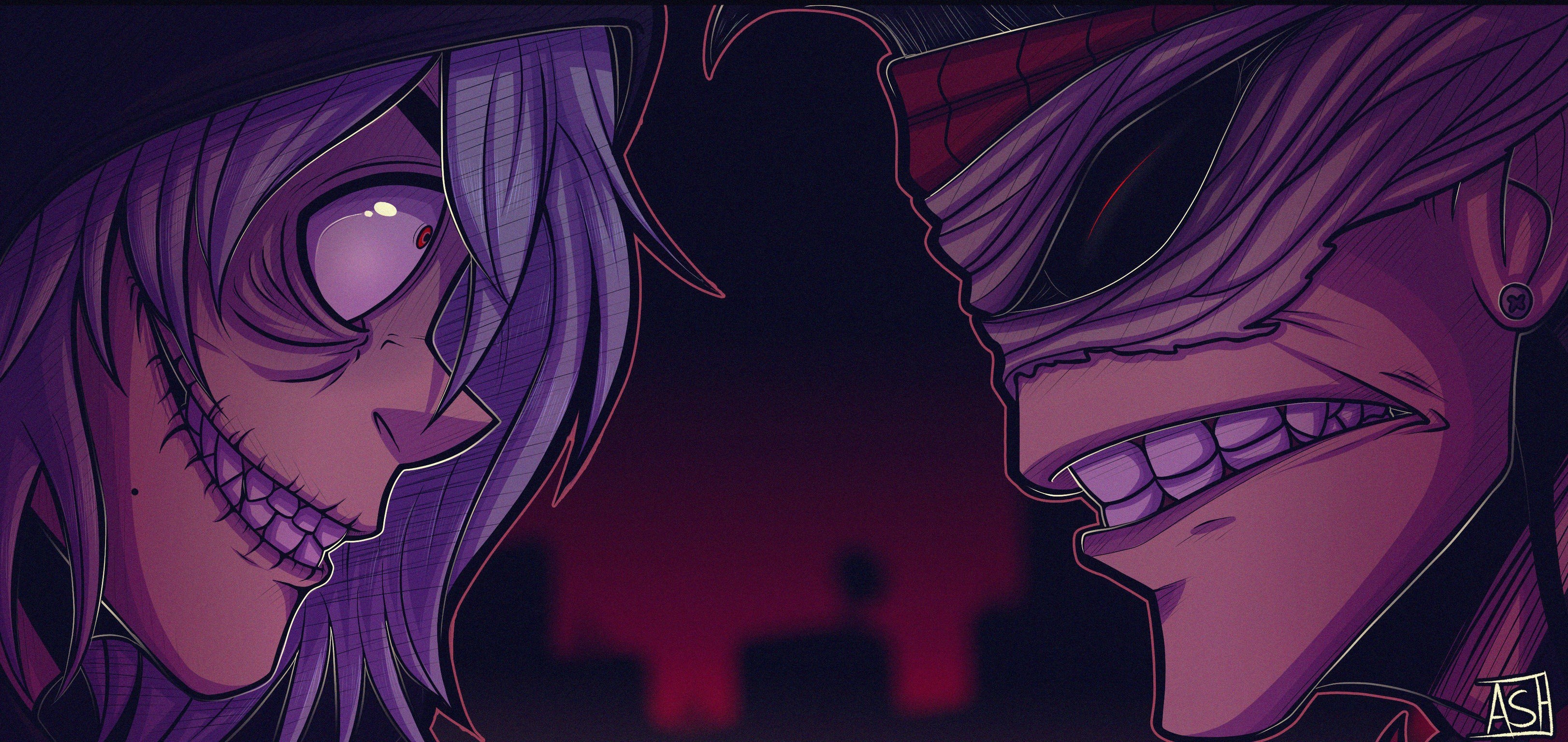 Tomura Shigaraki and Stain from My Hero Academia HD Wallpaper