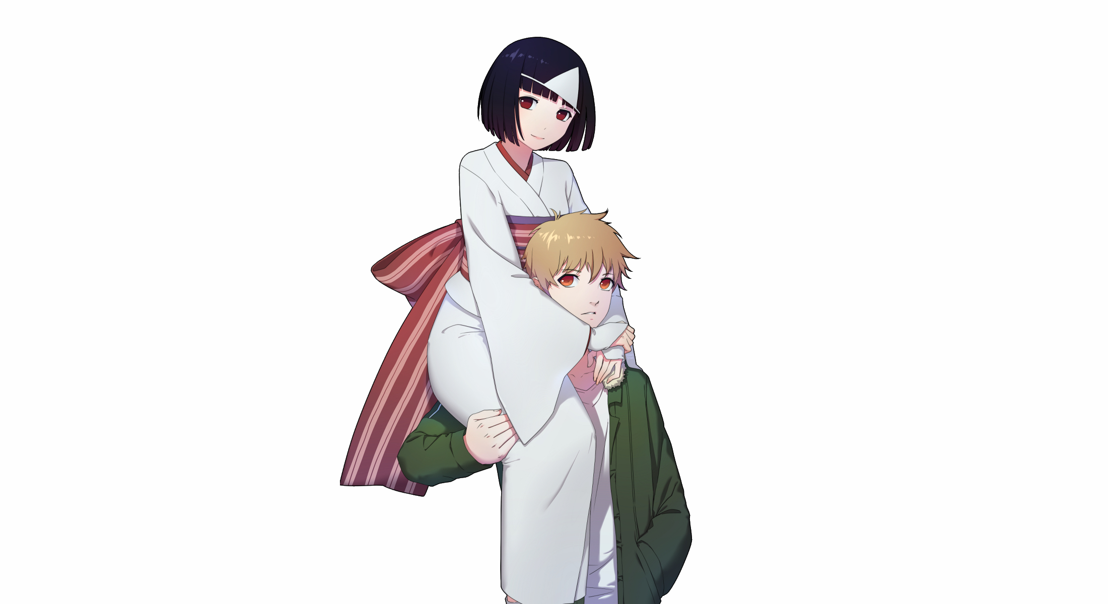 Nora and Yukine from Noragami HD Wallpaper