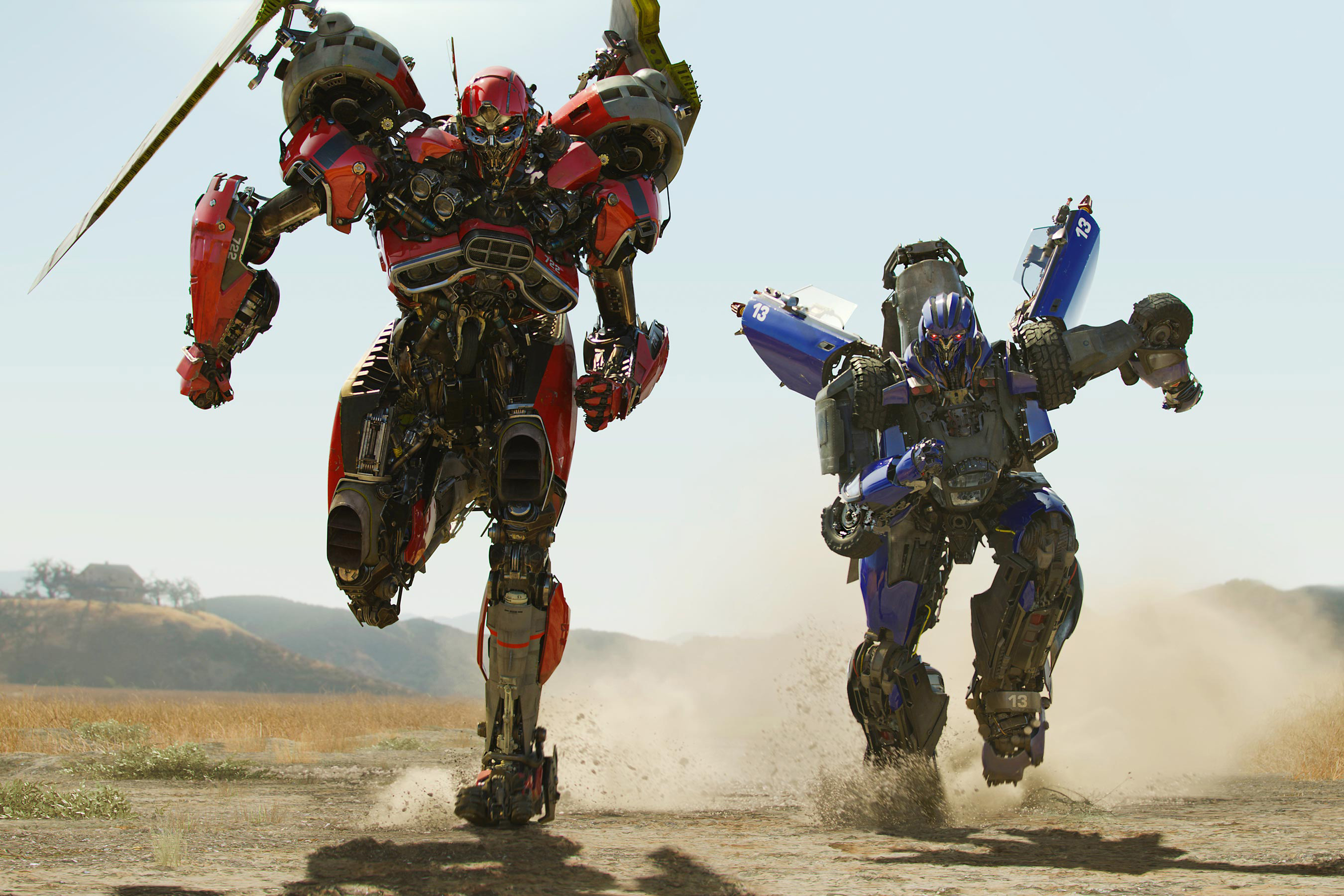Transformers Bumblebee and Dropkick Action Scene HD Wallpaper