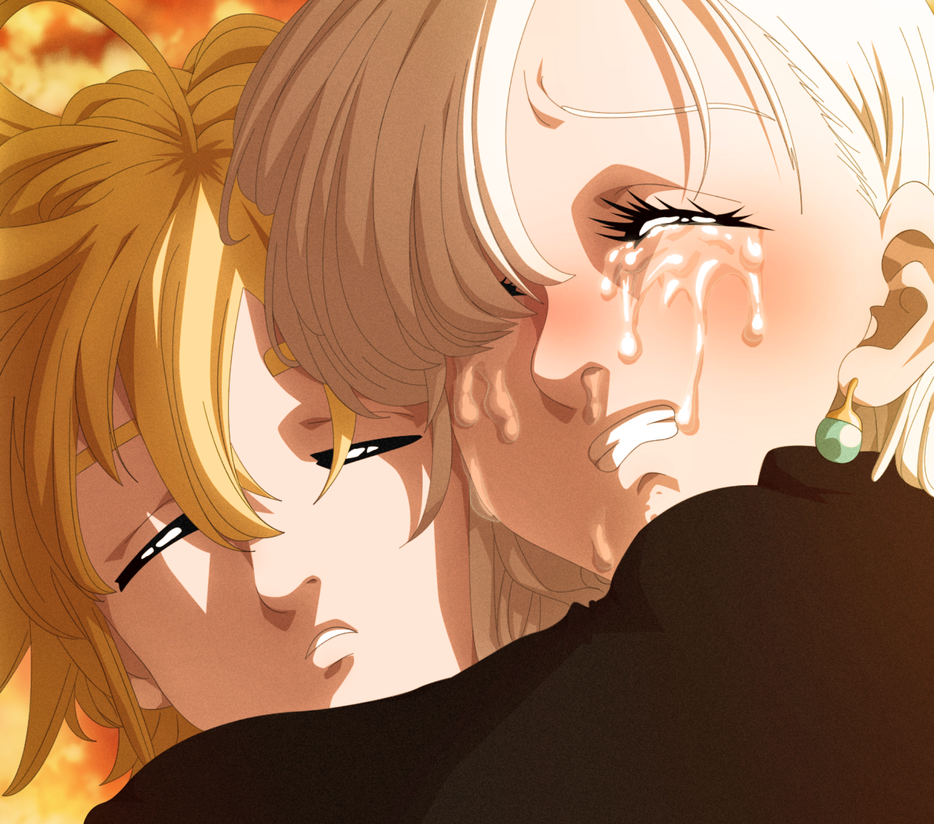 Elizabeth Liones and Meliodas from The Seven Deadly Sins HD Wallpaper
