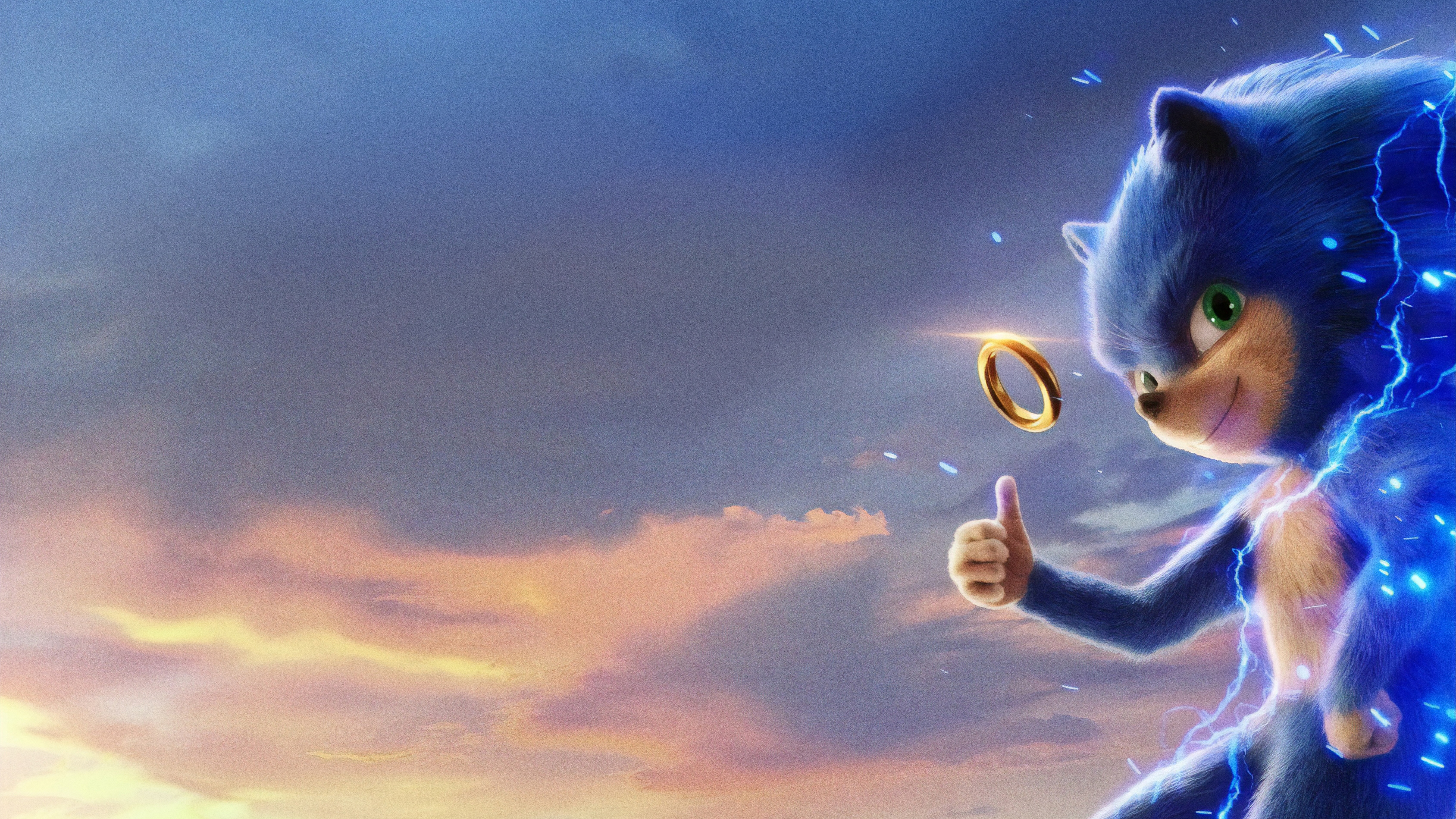Sonic the Hedgehog from Sonic the Hedgehog movie HD Wallpaper