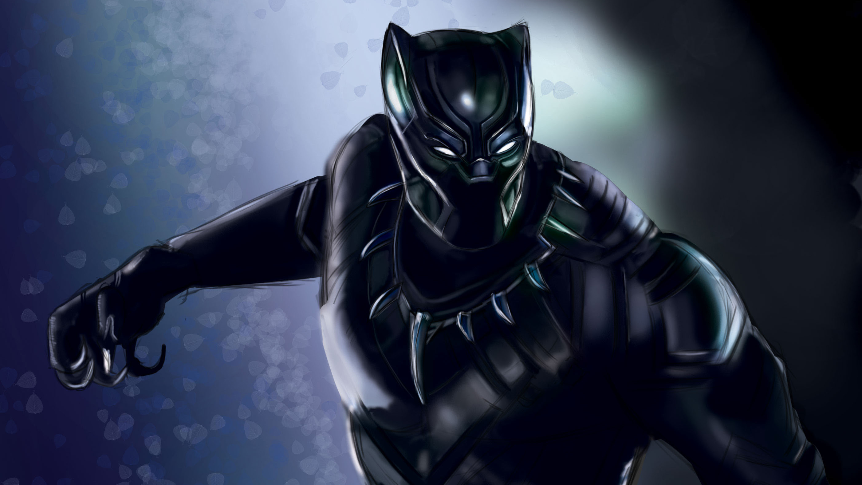 Black Panther artwork HD Wallpaper