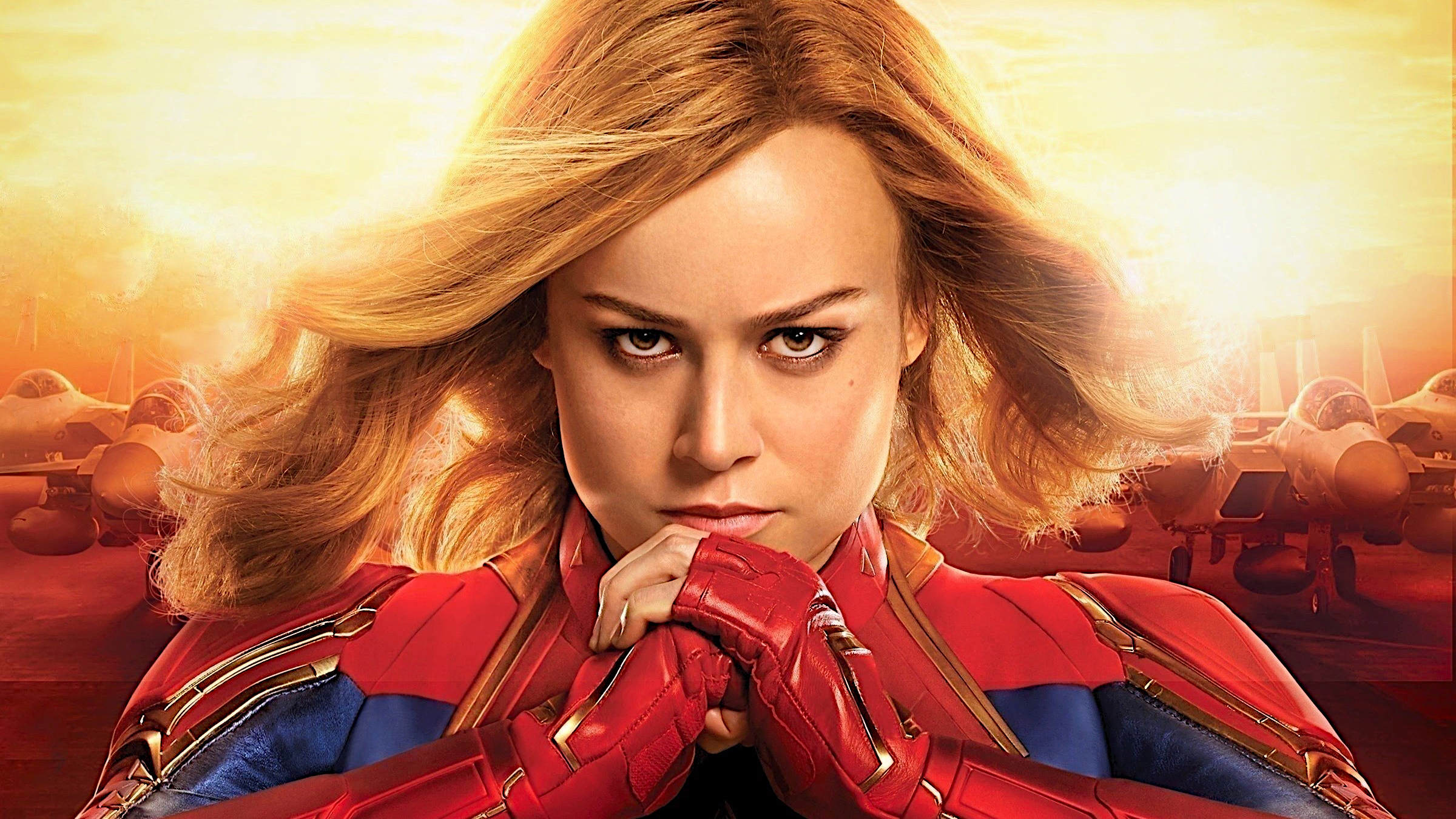 Captain Marvel from Marvel Movies HD Wallpaper