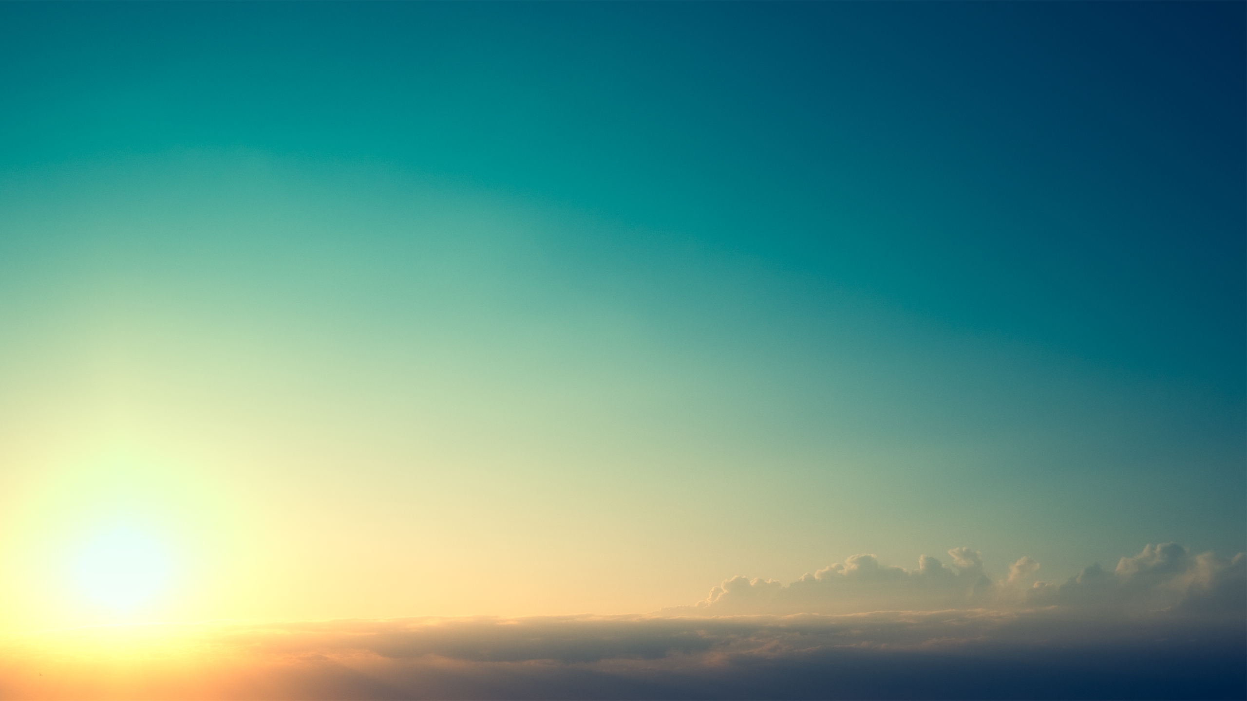 Sunset sky with clouds HD Wallpaper