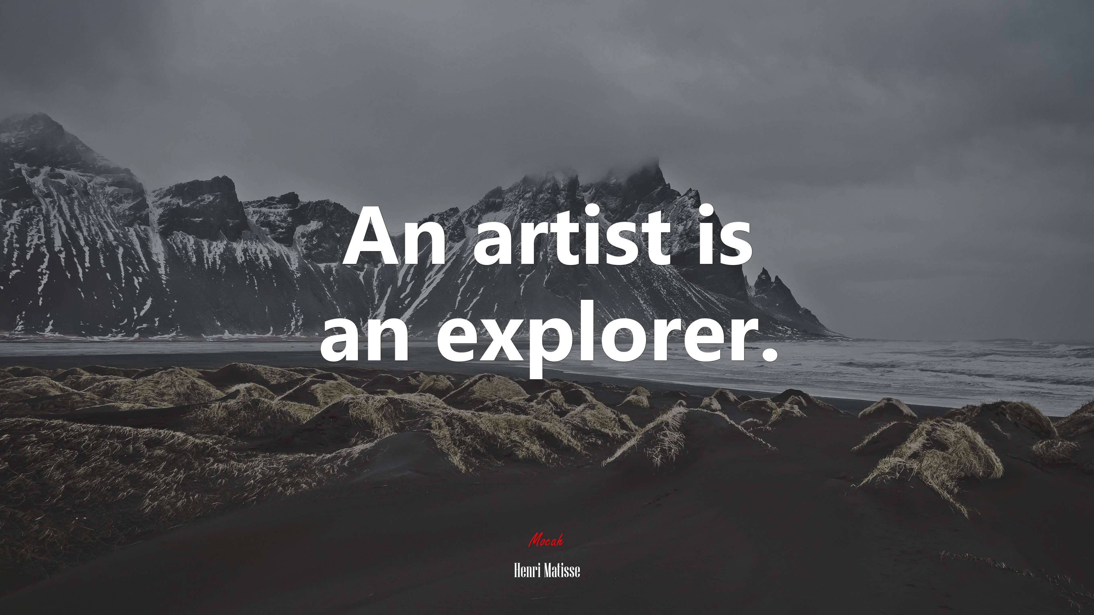 An artist is an explorer. | Henri Matisse quote HD Wallpaper
