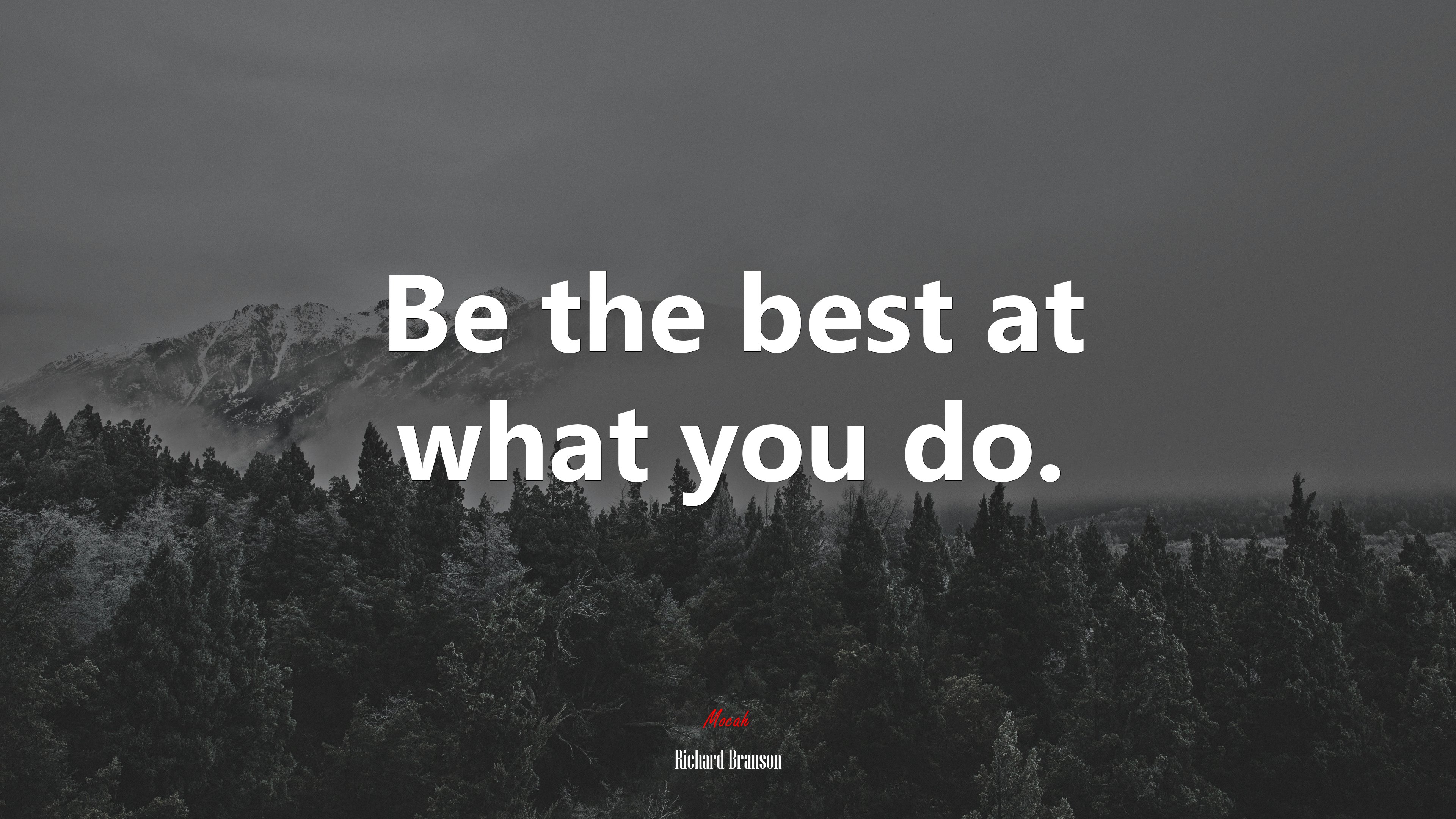 Be the best at what you do. | Richard Branson quote HD Wallpaper