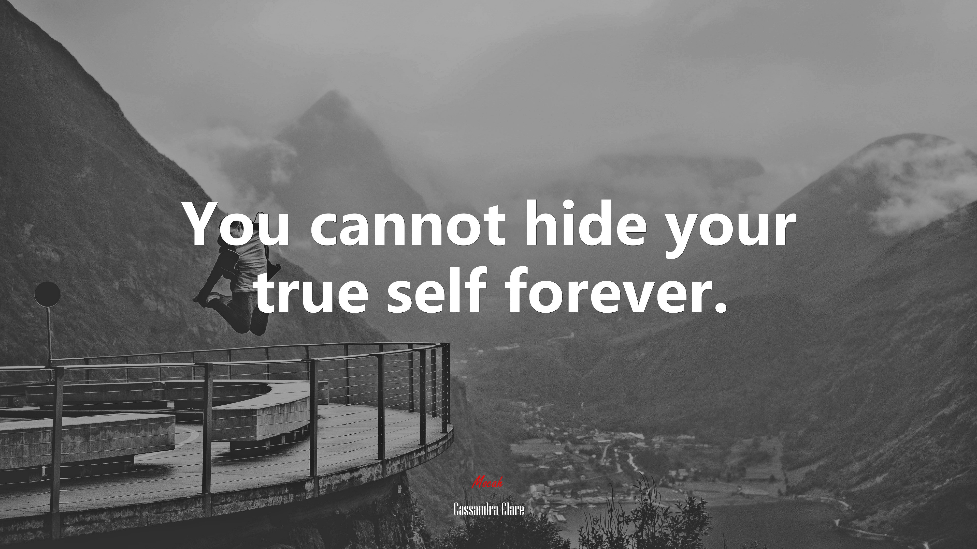 You cannot hide your true self forever. | Cassandra Clare quote HD Wallpaper