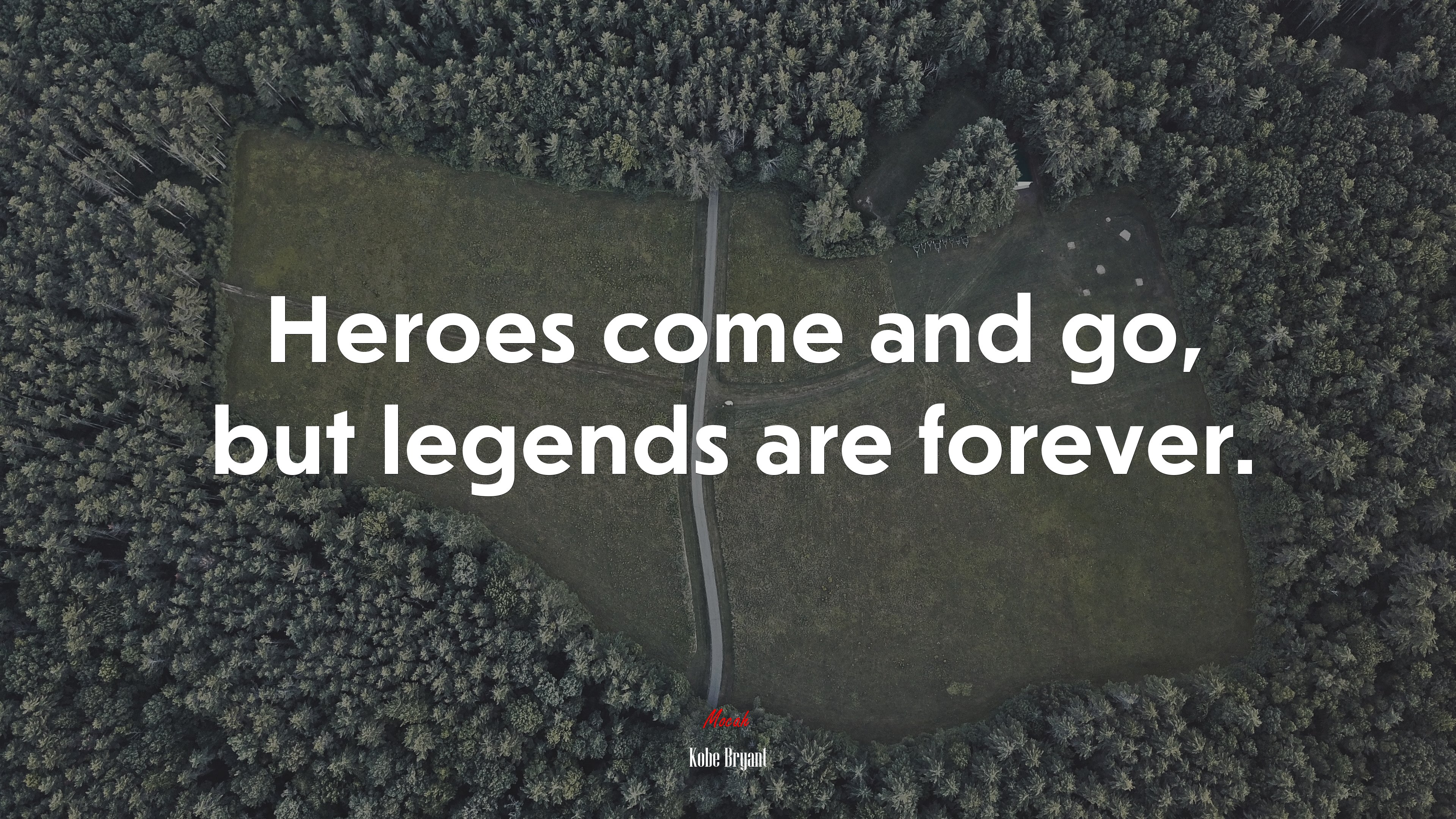 Heroes come and go, but legends are forever. | Kobe Bryant quote HD Wallpaper
