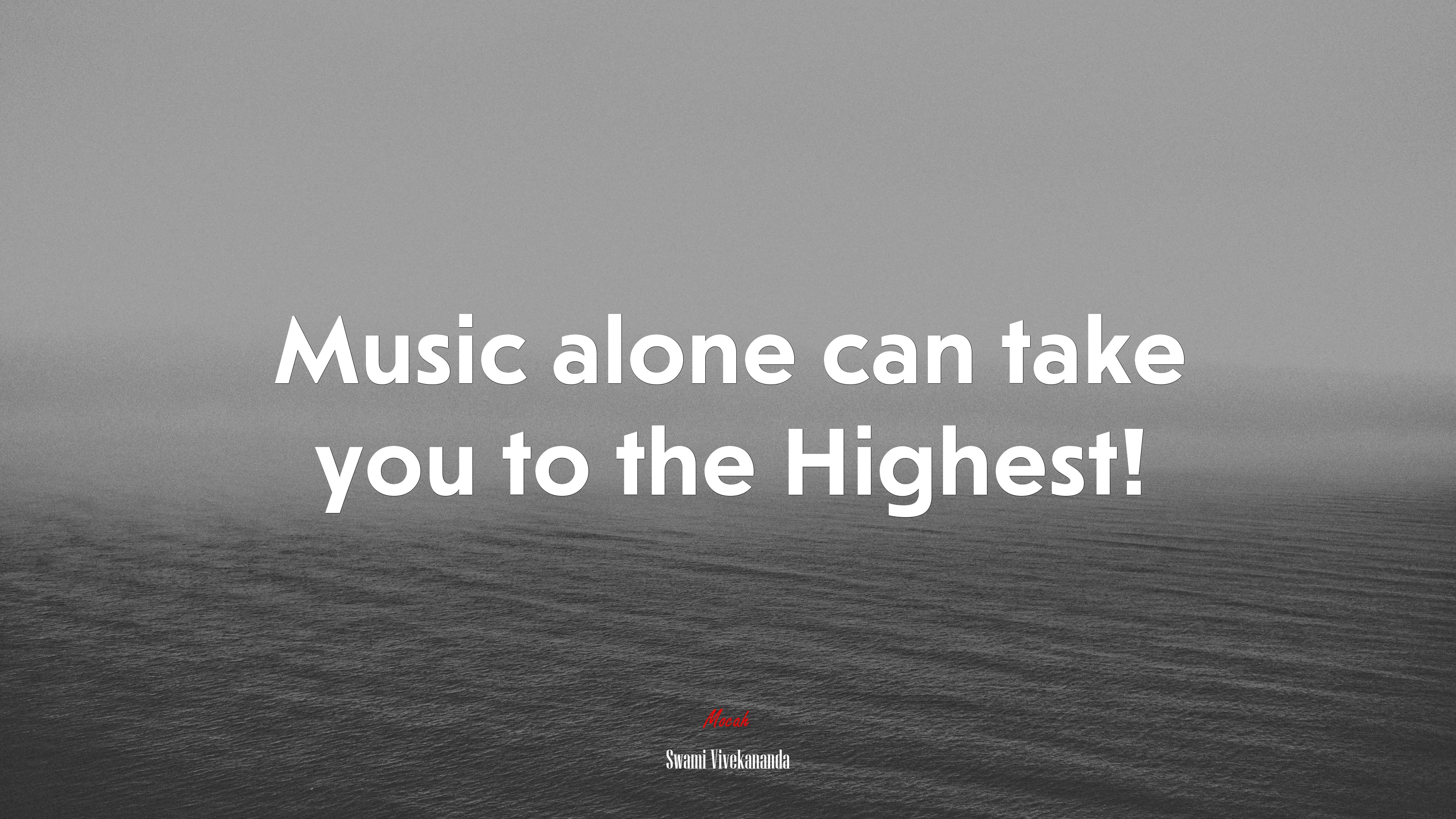 Music alone can take you to the Highest! | Swami Vivekananda quote HD Wallpaper
