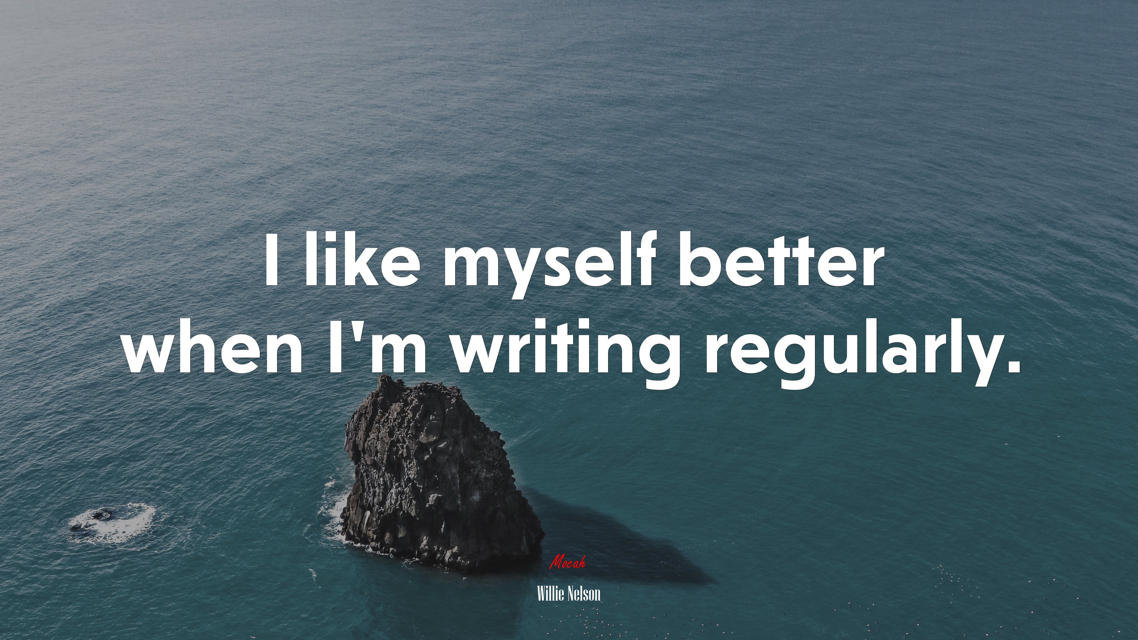 I like myself better when I’m writing regularly. | Willie Nelson quote HD Wallpaper