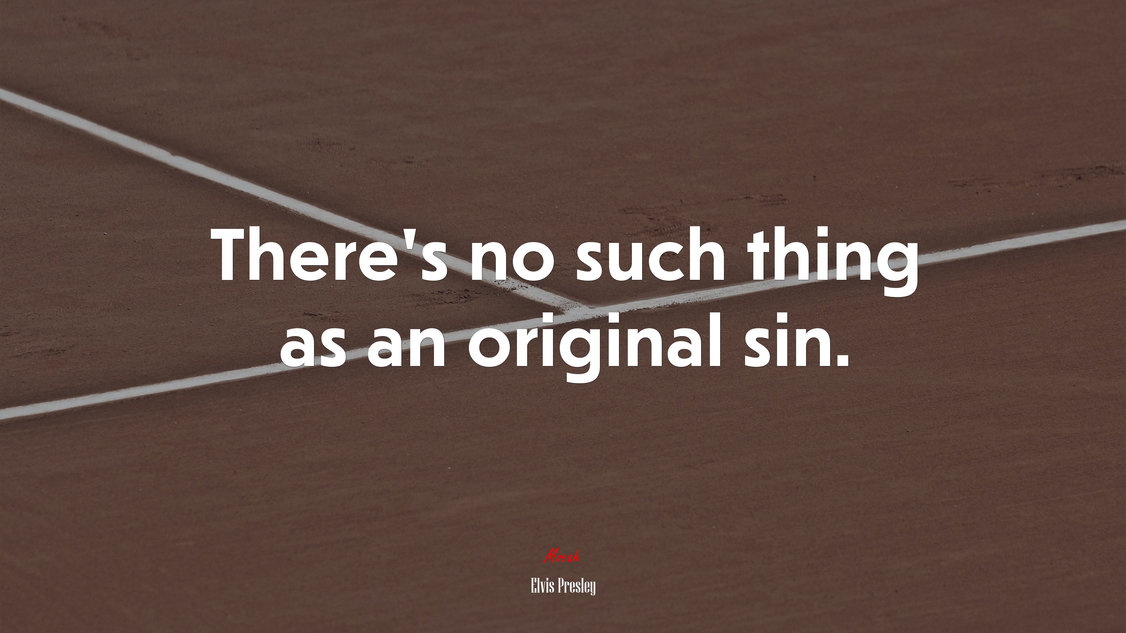 There’s no such thing as an original sin. | Elvis Presley quote HD Wallpaper
