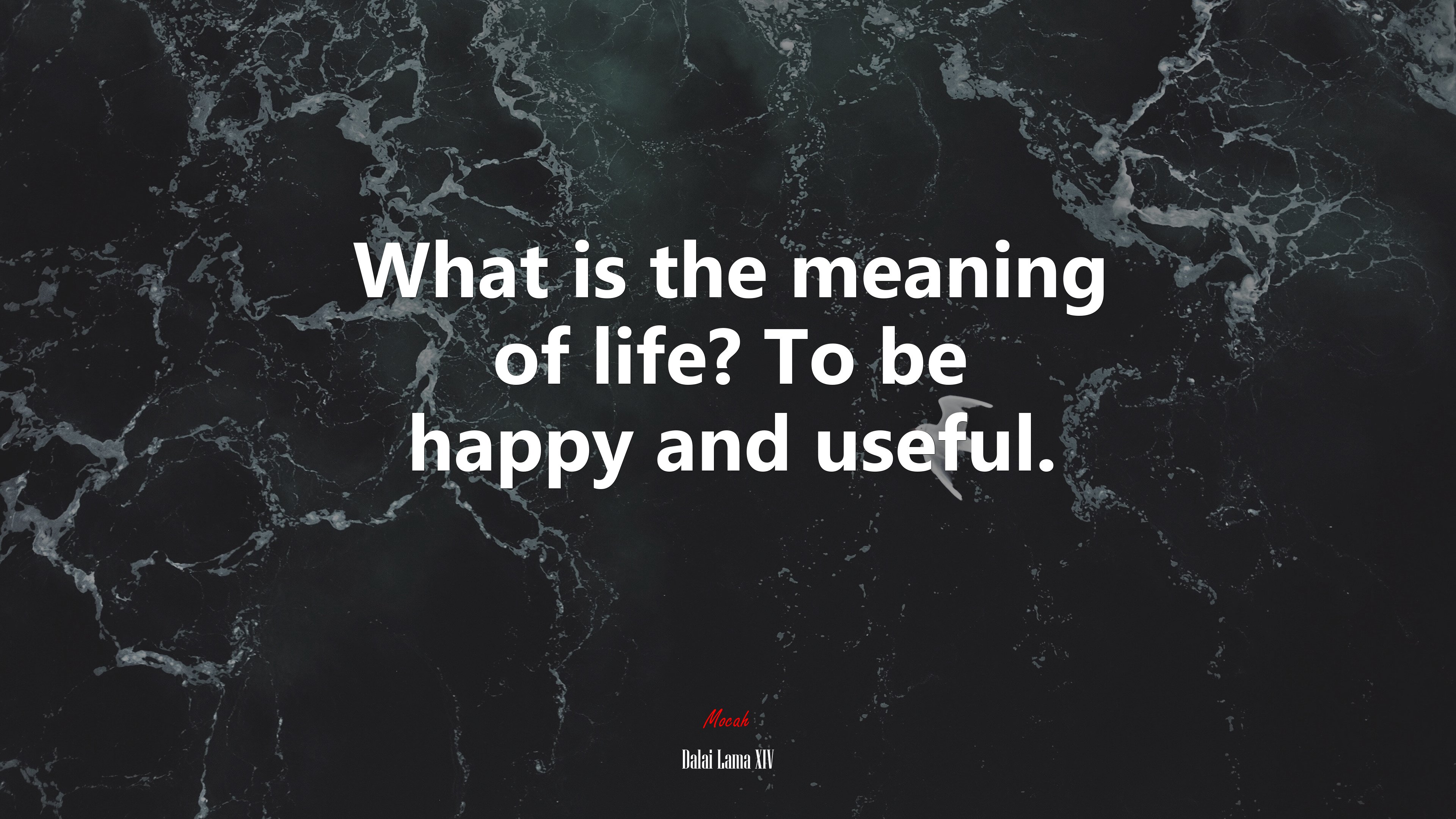 What is the meaning of life? To be happy and useful. | Dalai Lama XIV quote HD Wallpaper