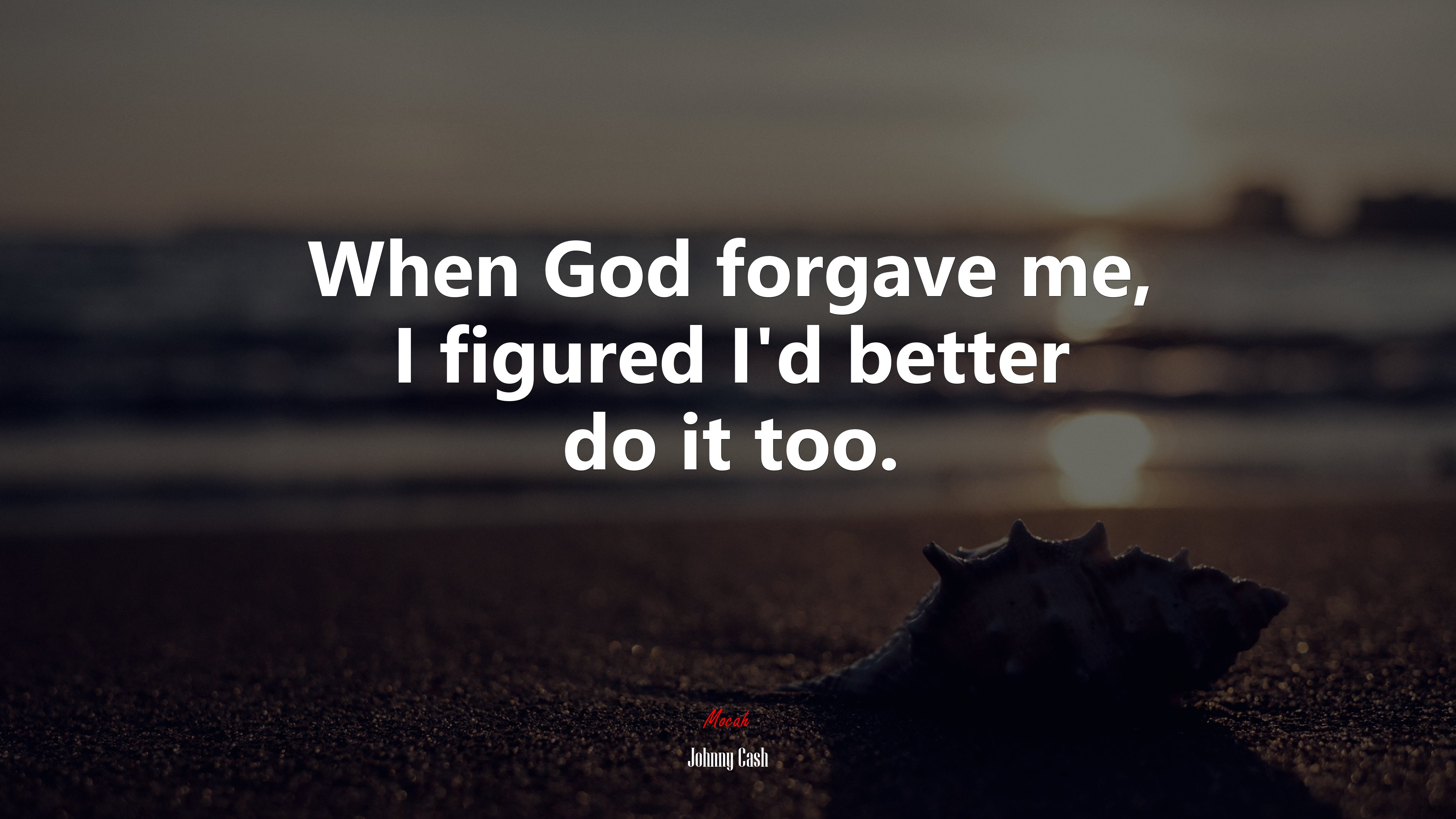 When God forgave me, I figured I’d better do it too. | Johnny Cash quote HD Wallpaper