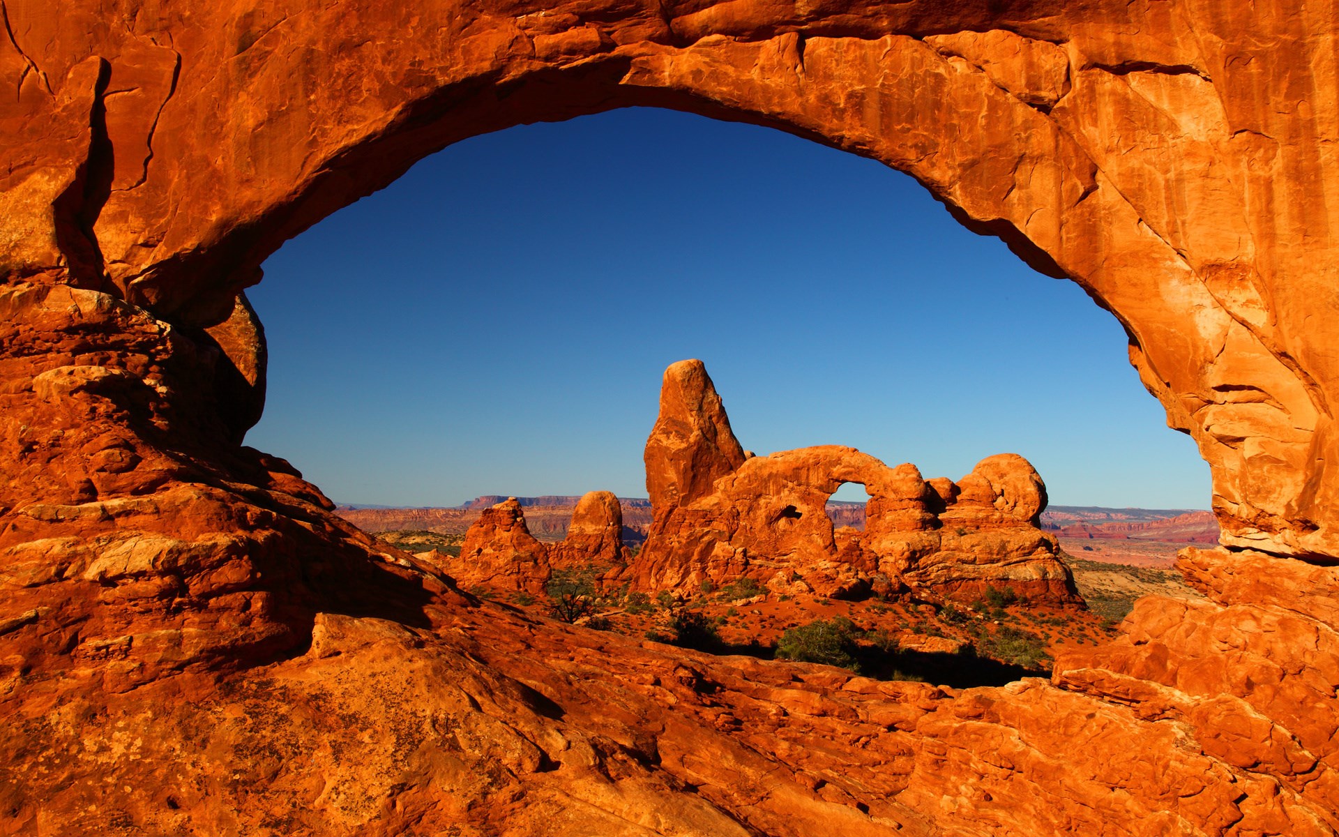 Arches National Park with Turret Arch HD Wallpaper