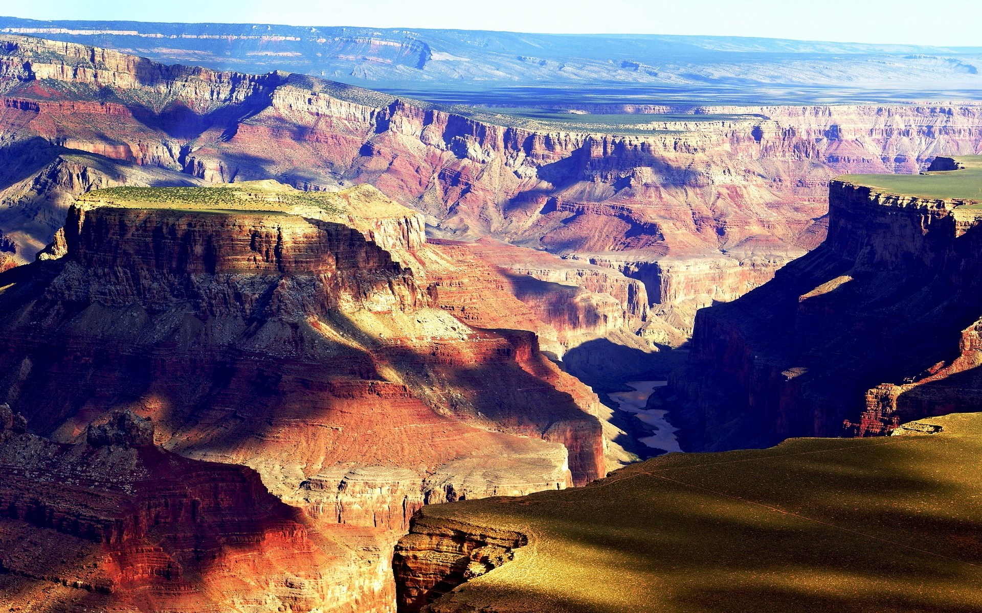 Grand Canyon National Park with Colorado River HD Wallpaper