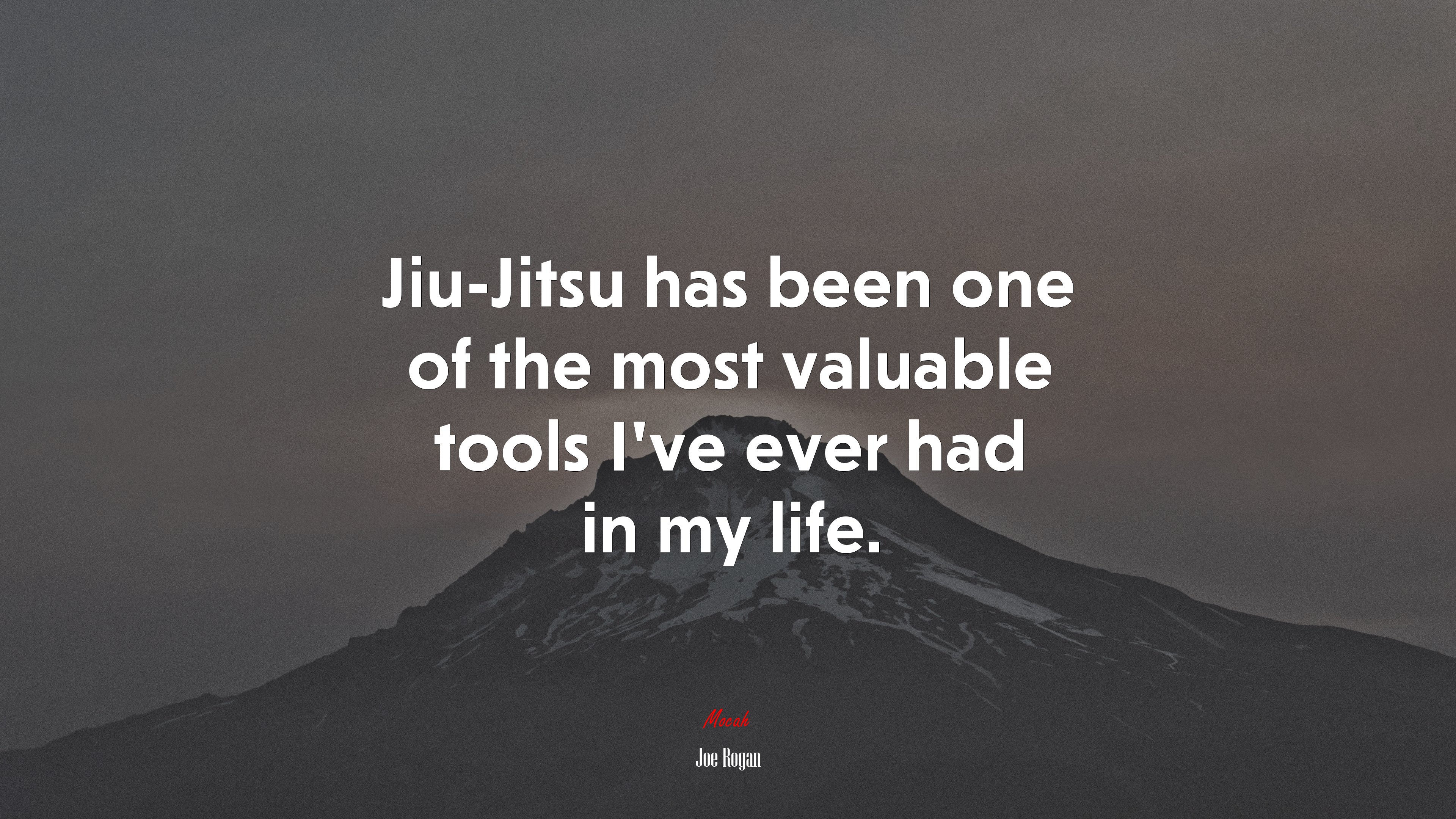 Jiu-Jitsu has been one of the most valuable tools I’ve ever had in my life. | Joe Rogan quote HD Wallpaper